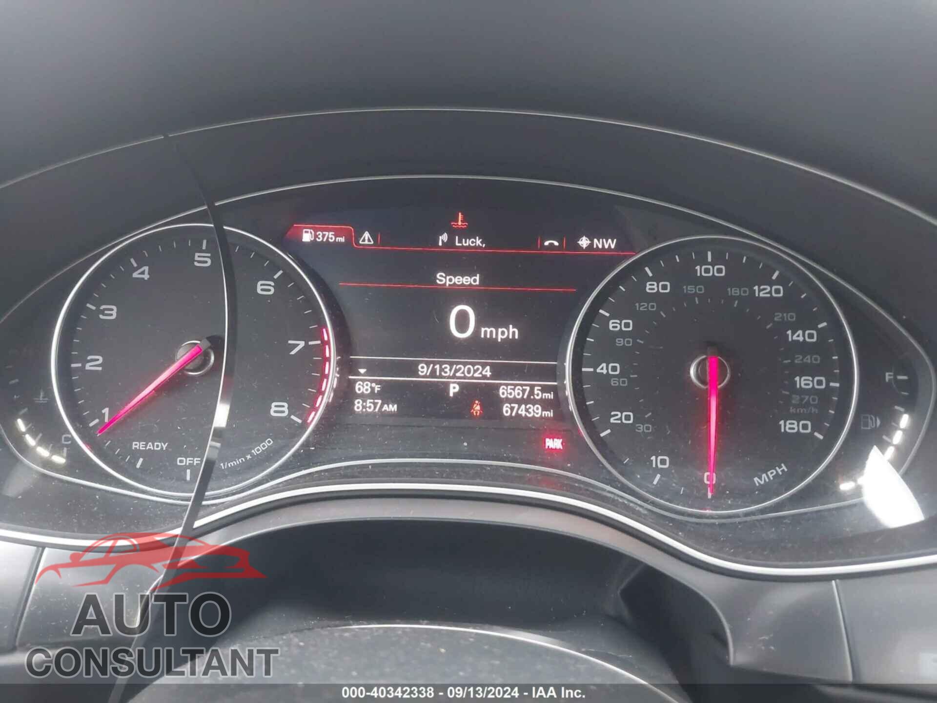 AUDI A6 2016 - WAUGFAFC4GN177133