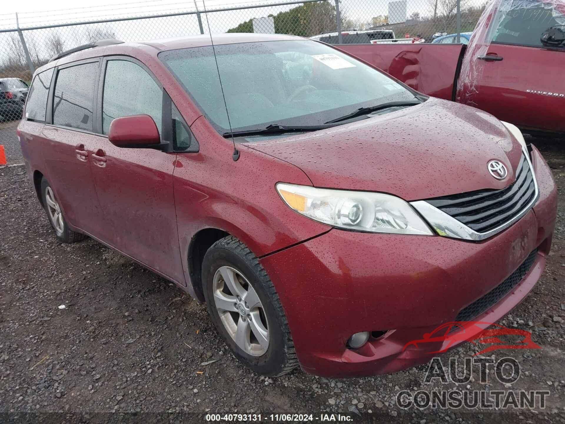 TOYOTA SIENNA 2013 - 5TDKK3DCXDS361571