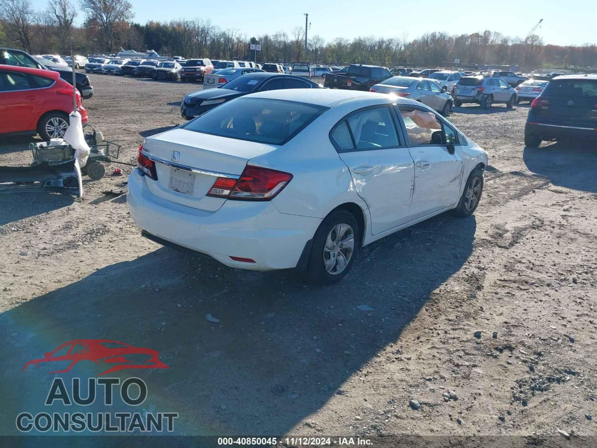 HONDA CIVIC 2013 - 2HGFB2F52DH521369