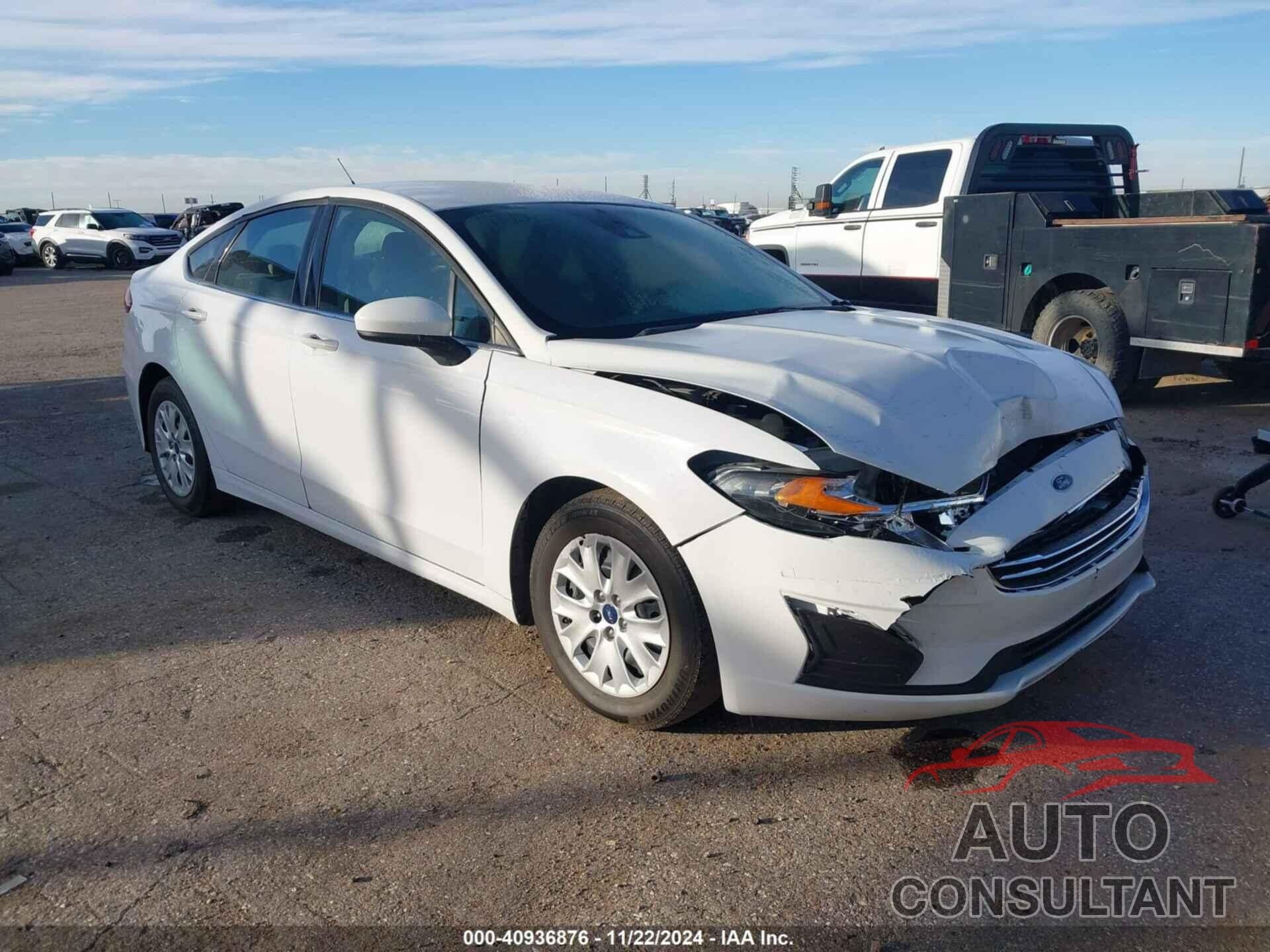 FORD FUSION 2019 - 3FA6P0G78KR213750