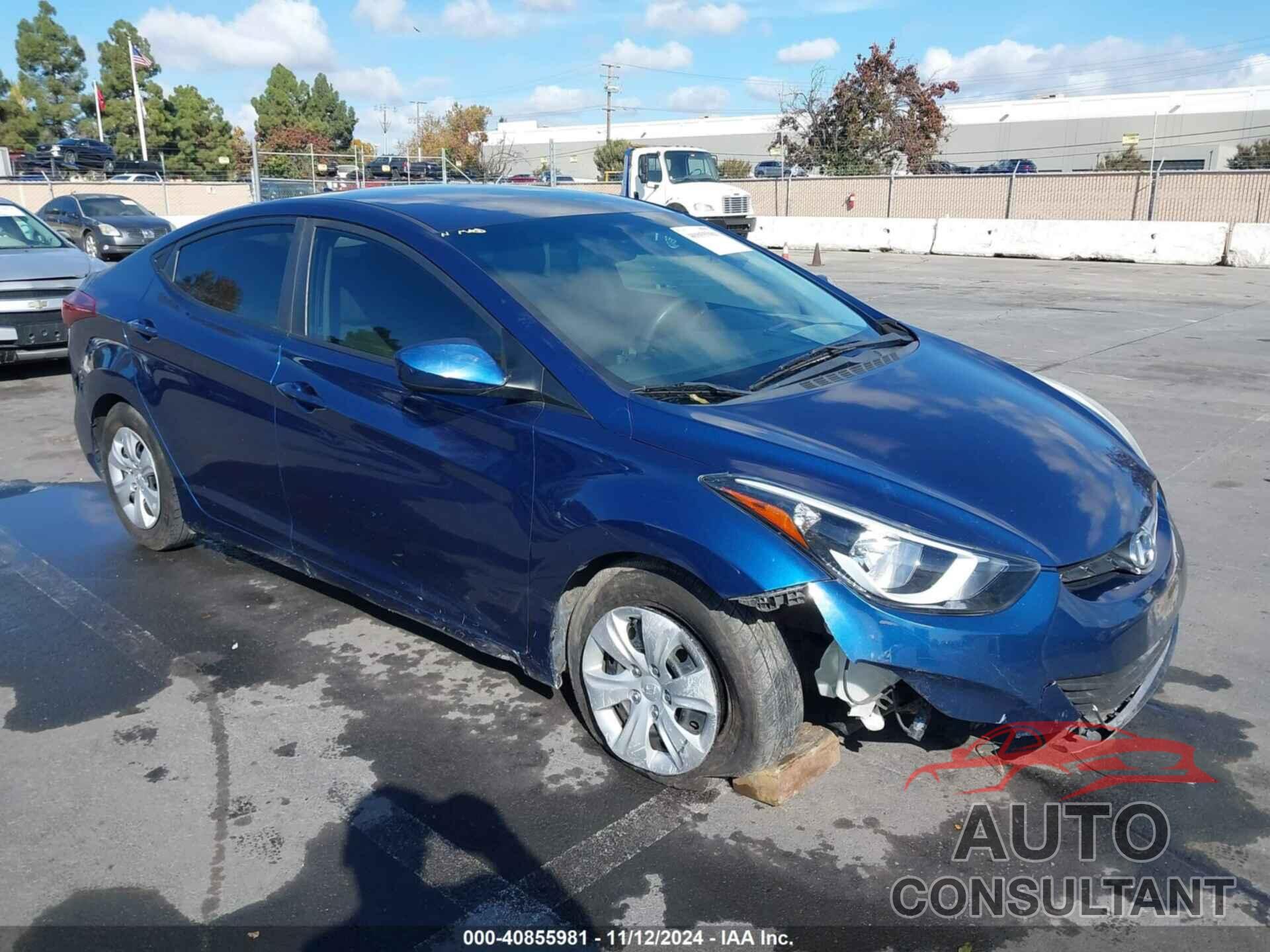 HYUNDAI ELANTRA 2016 - 5NPDH4AE2GH748998