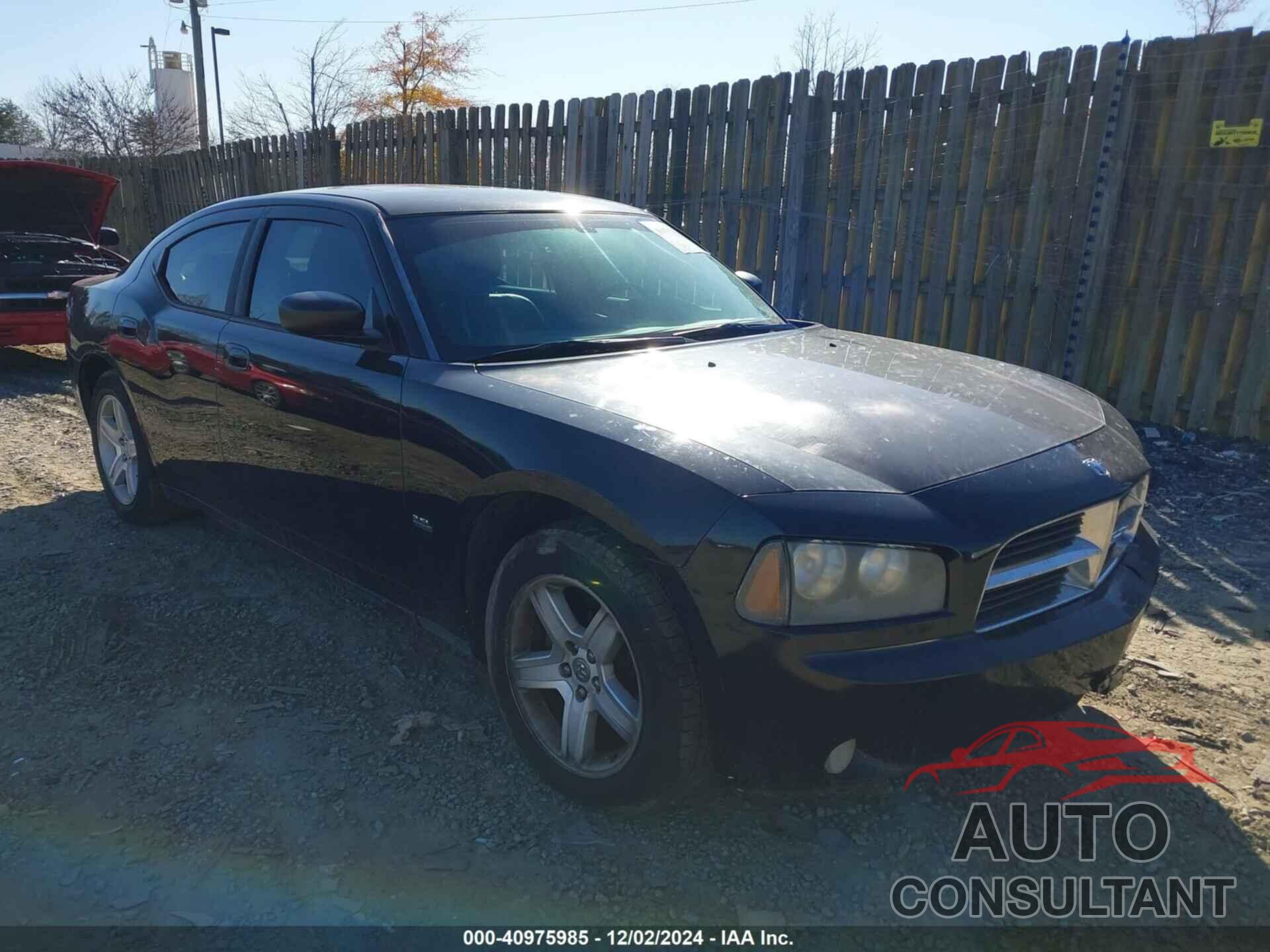 DODGE CHARGER 2009 - 2B3KA33V49H594133