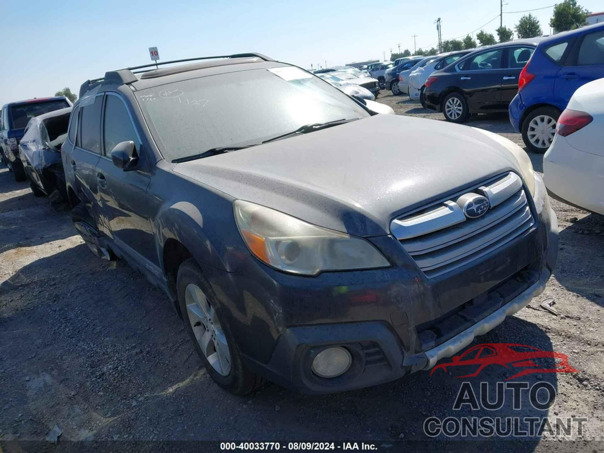 SUBARU OUTBACK 2013 - 4S4BRDLC4D2247488