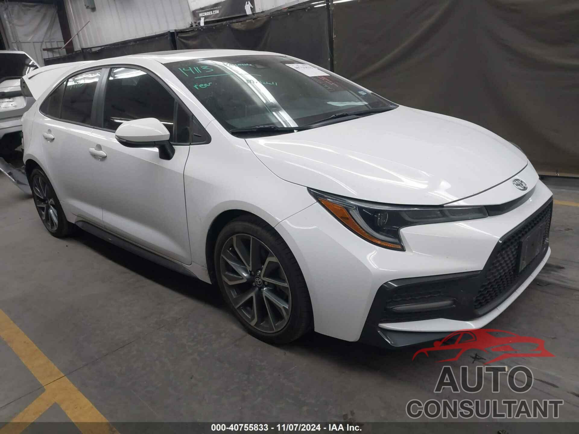 TOYOTA COROLLA 2020 - 5YFP4RCE3LP022566