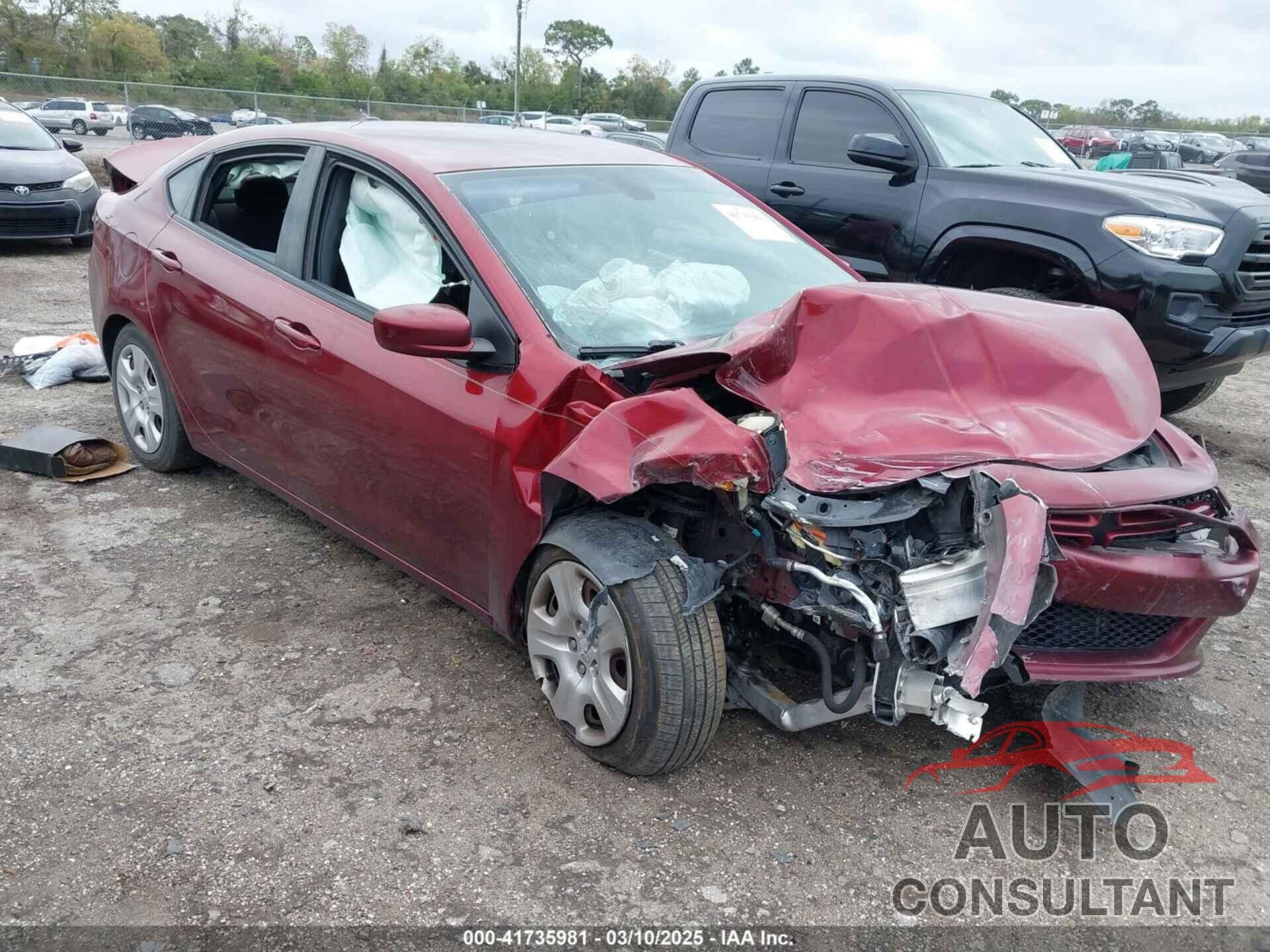 DODGE DART 2015 - 1C3CDFAA8FD346508
