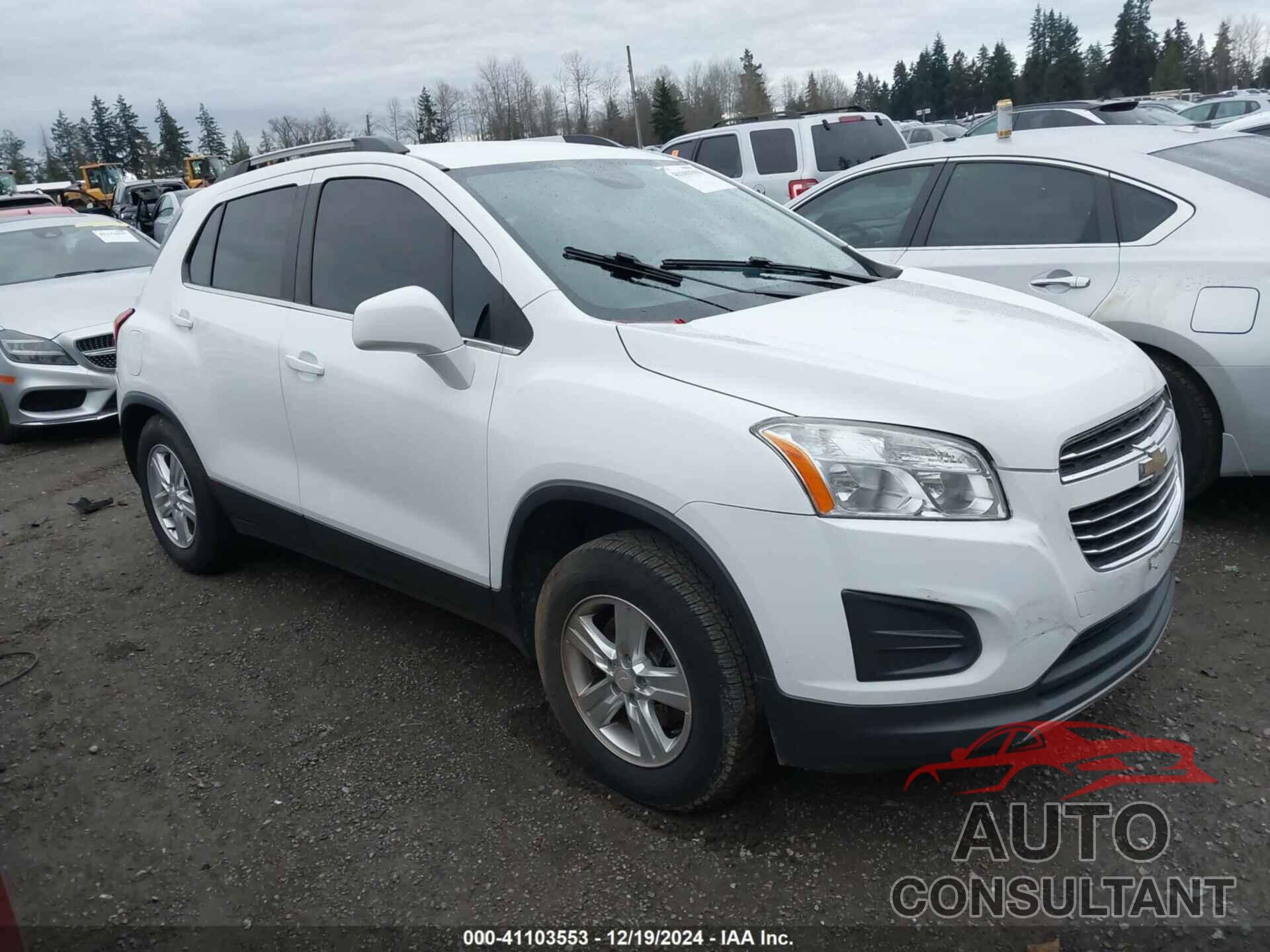 CHEVROLET TRAX 2016 - 3GNCJPSB3GL116363