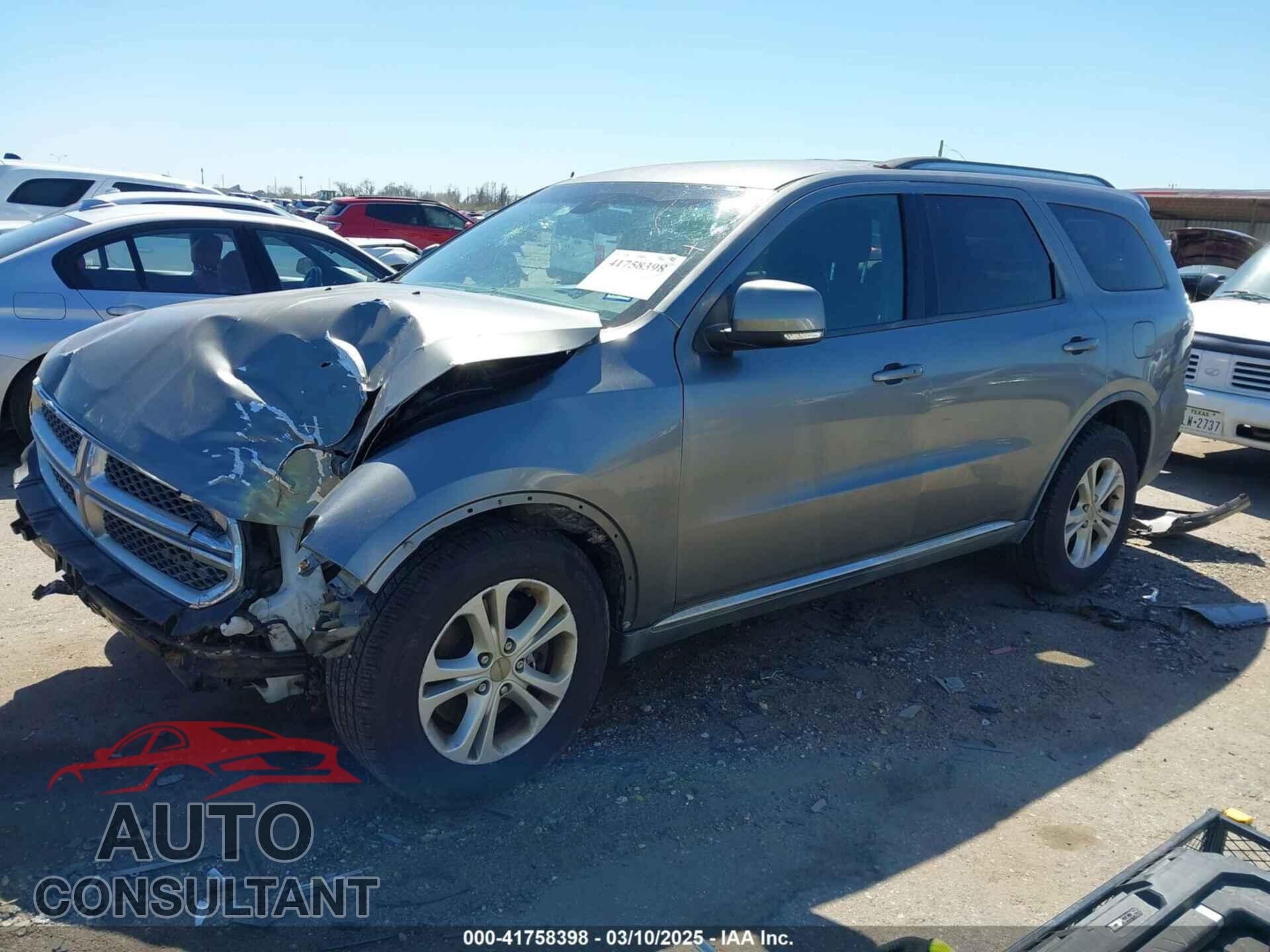 DODGE DURANGO 2011 - 1D4SD4GT1BC685781