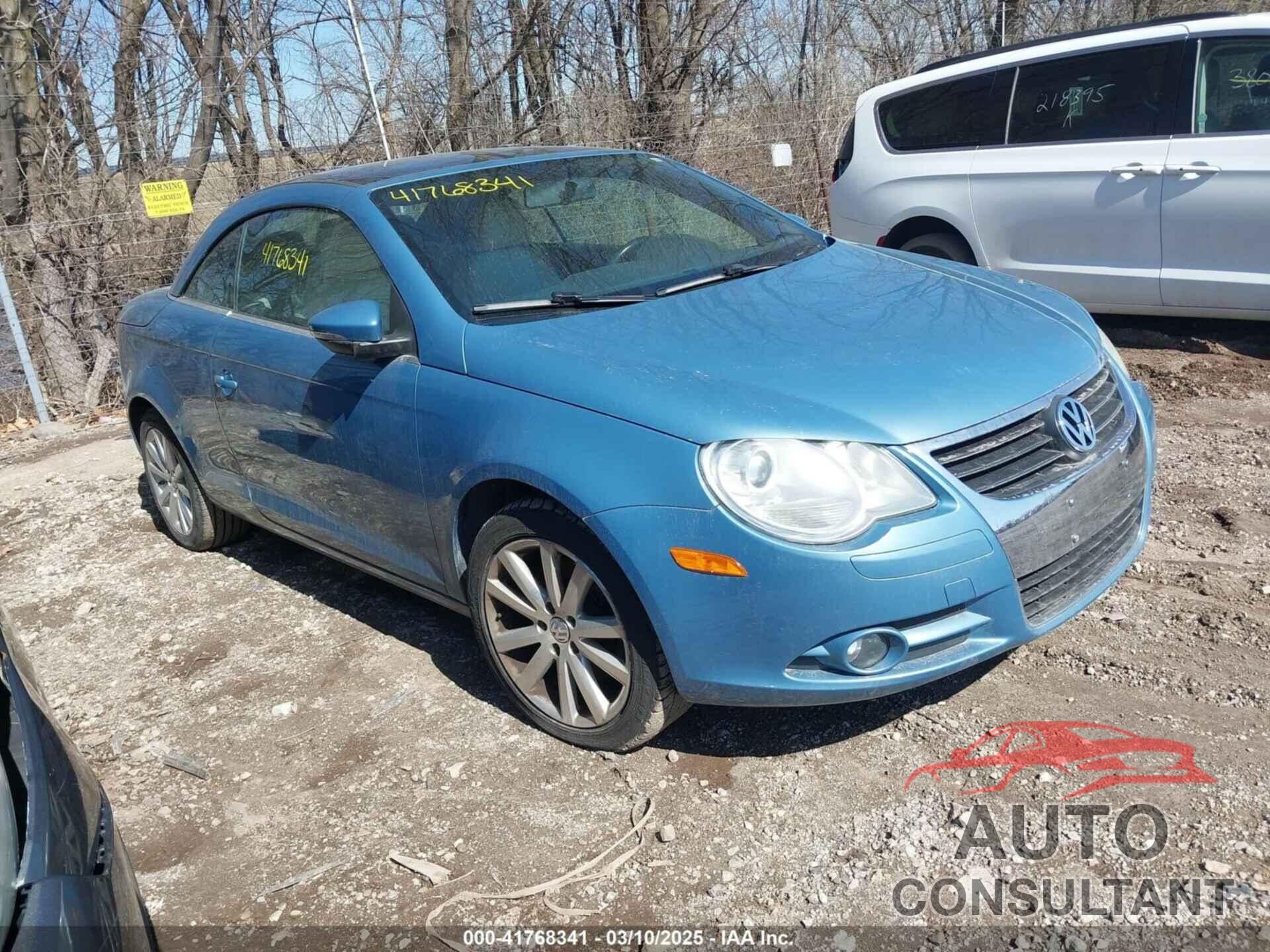 VOLKSWAGEN EOS 2010 - WVWBA7AH5AV011180