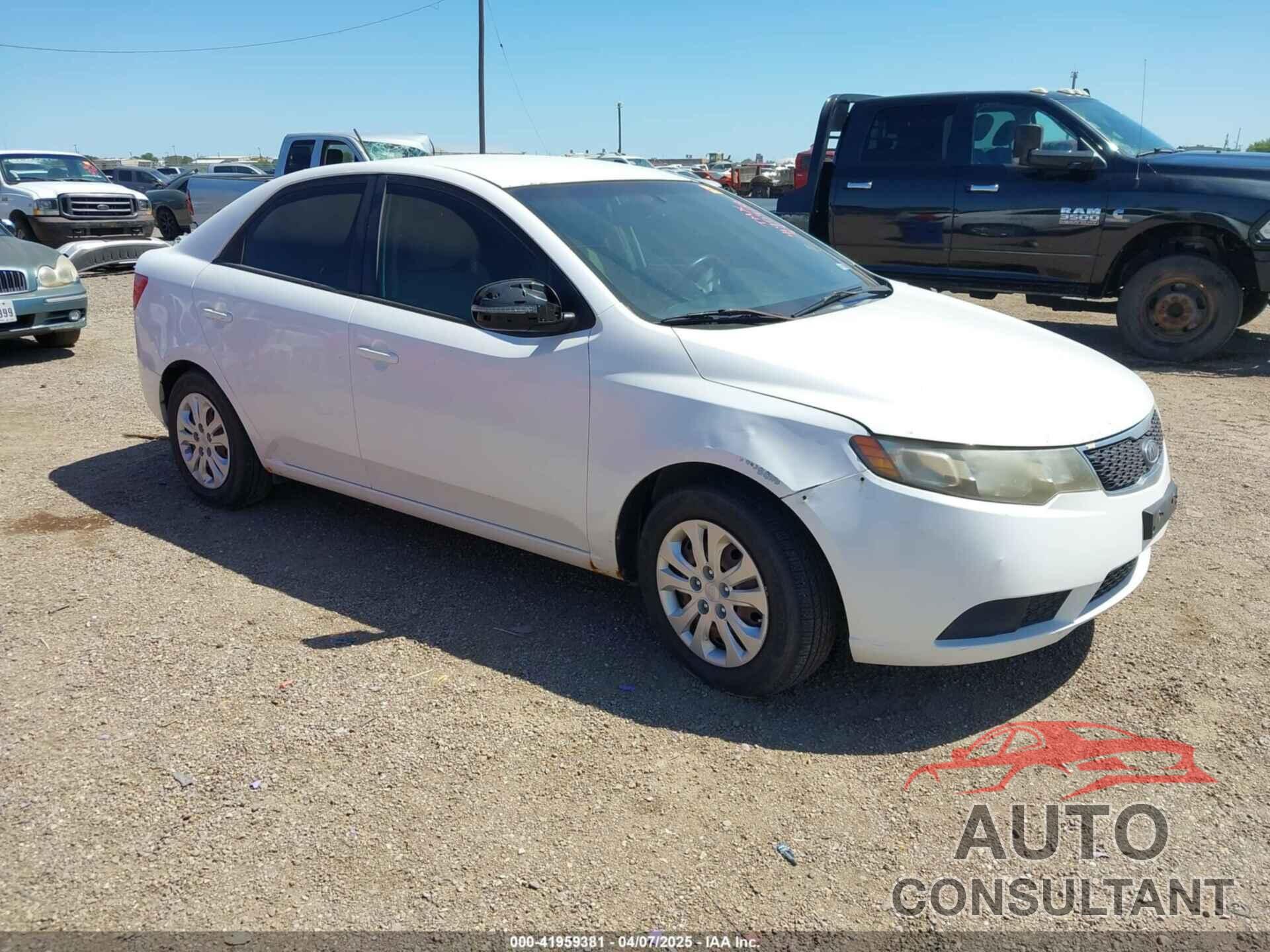 KIA FORTE 2012 - KNAFU4A2XC5489243