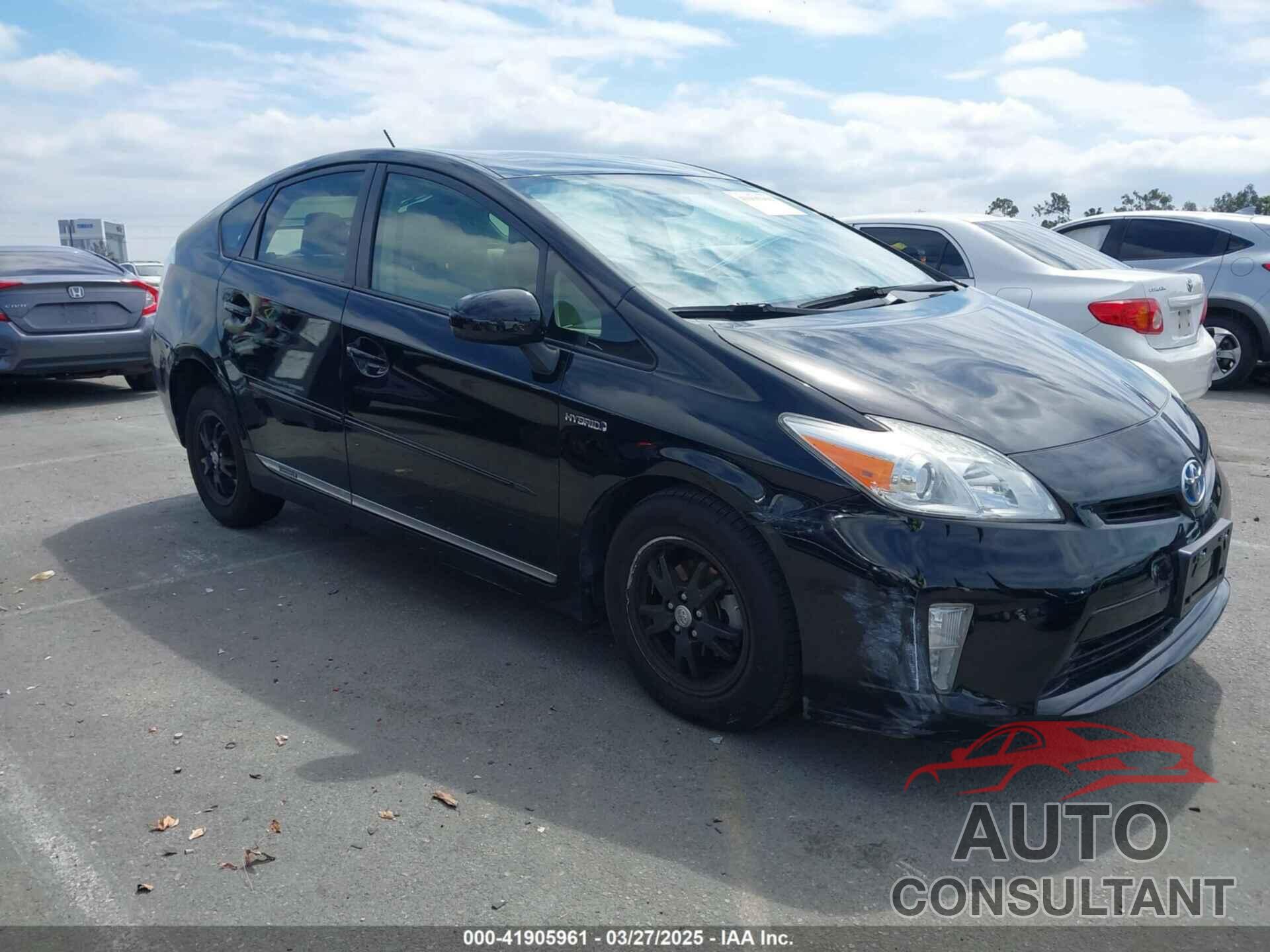 TOYOTA PRIUS 2012 - JTDKN3DU2C5495575