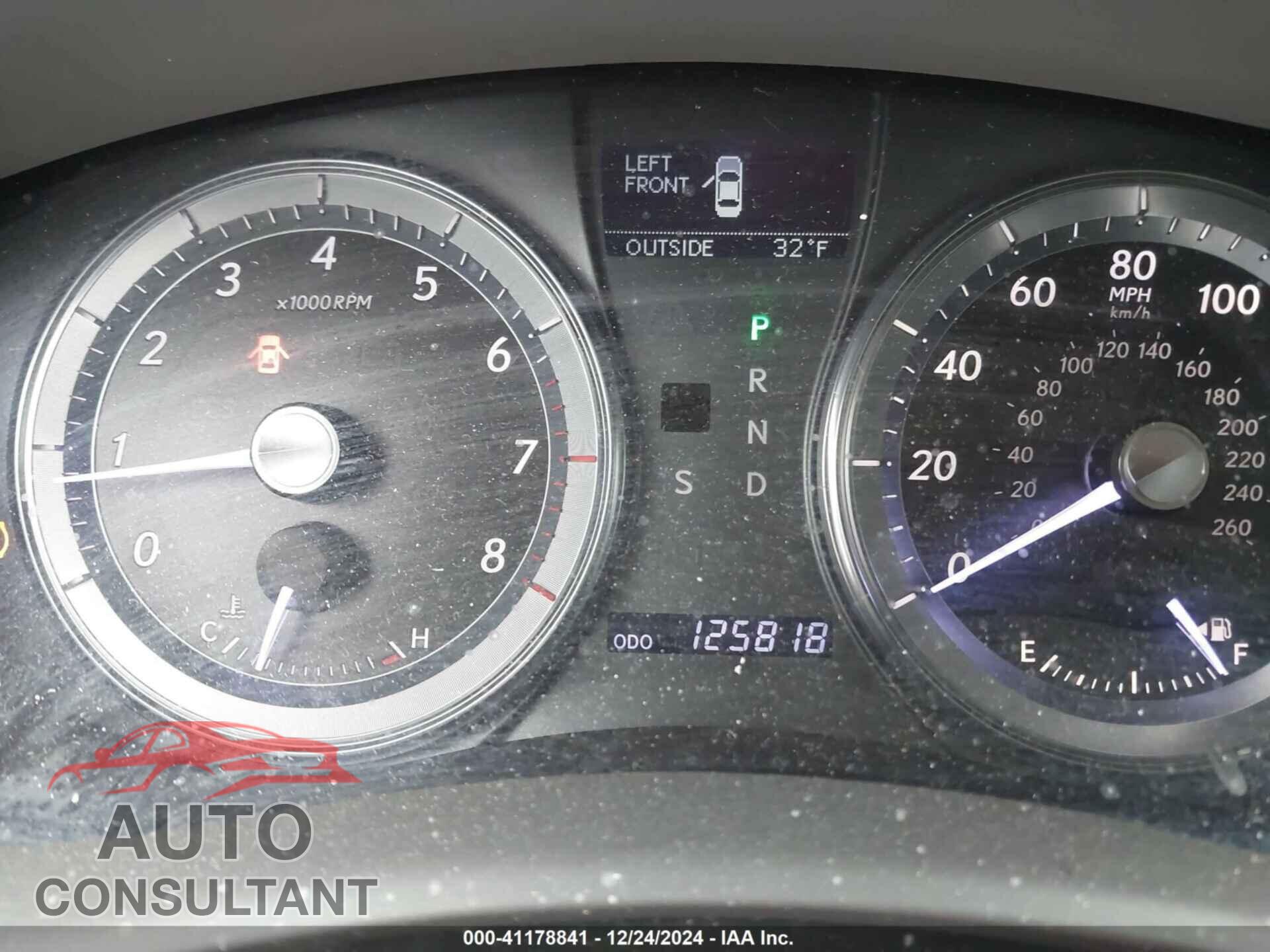 LEXUS ES 350 2012 - JTHBK1EG6C2505515