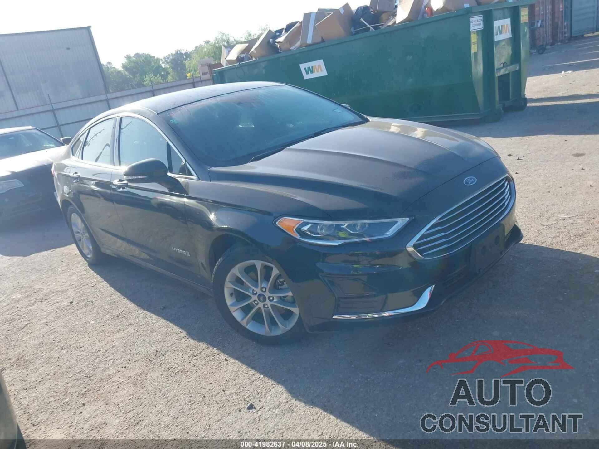 FORD FUSION HYBRID 2019 - 3FA6P0MU5KR203851