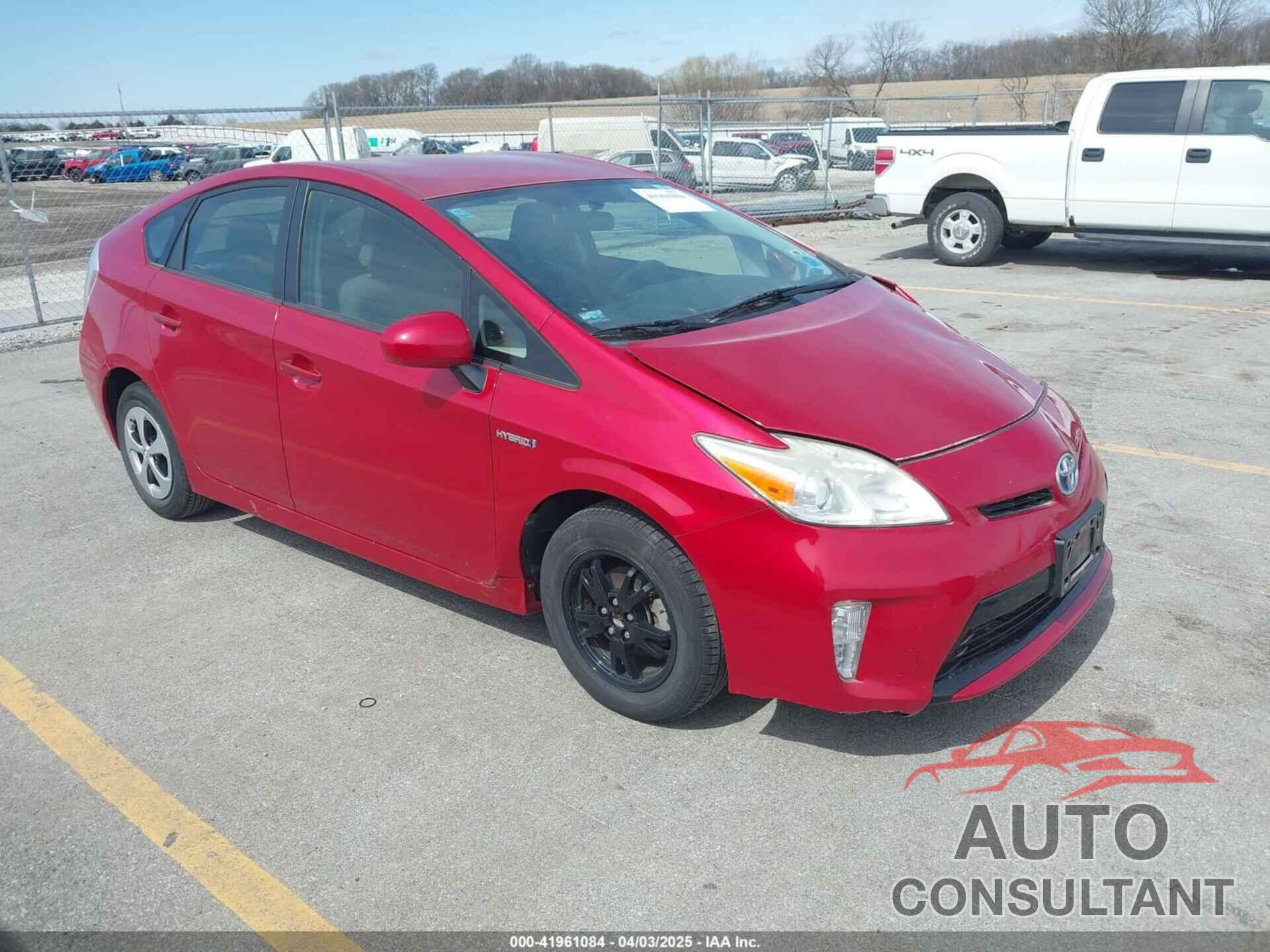 TOYOTA PRIUS 2013 - JTDKN3DU5D0344180