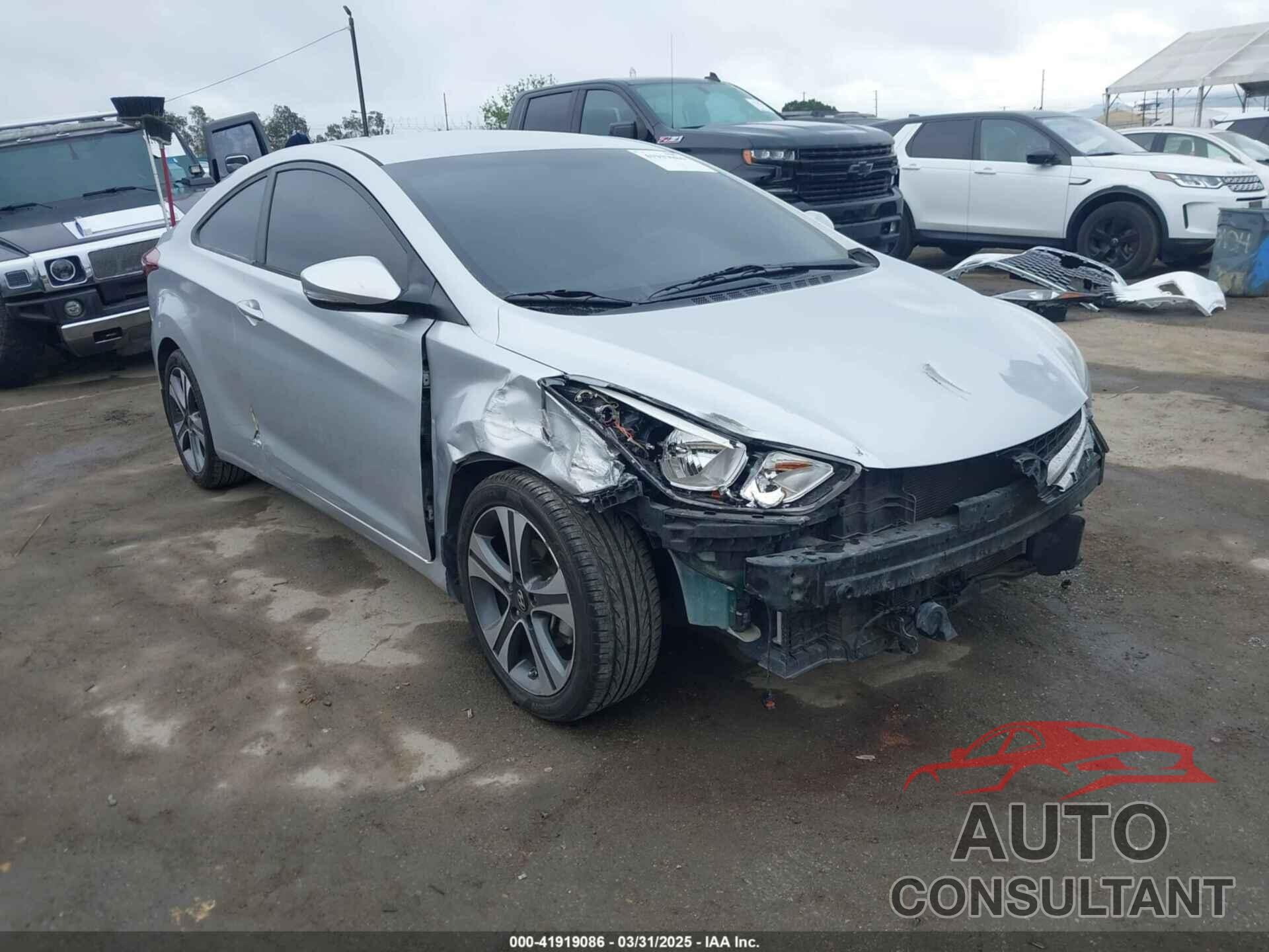 HYUNDAI ELANTRA 2014 - KMHDH6AH2EU028623