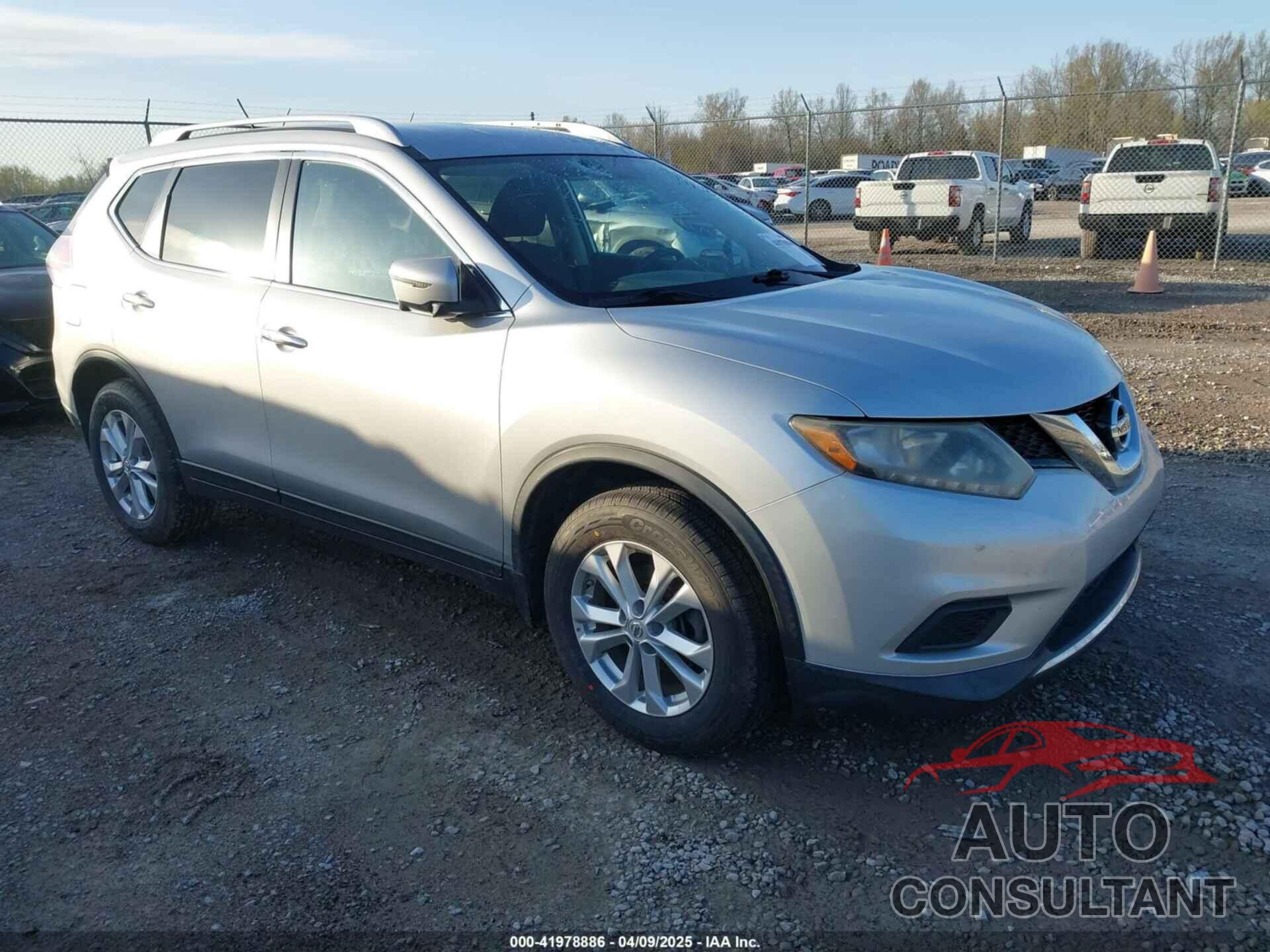 NISSAN ROGUE 2016 - KNMAT2MV7GP593595