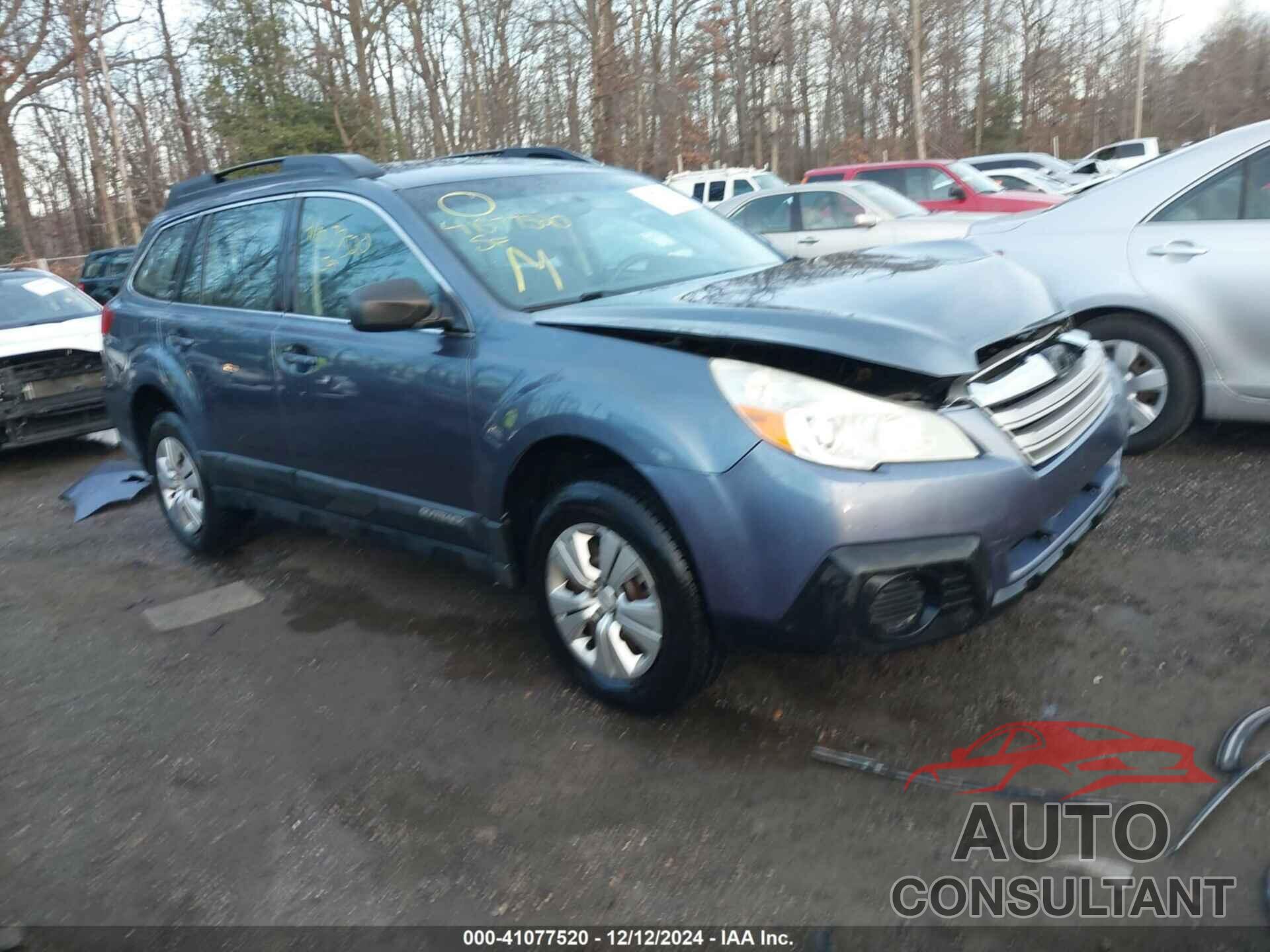 SUBARU OUTBACK 2013 - 4S4BRBAC2D3288607