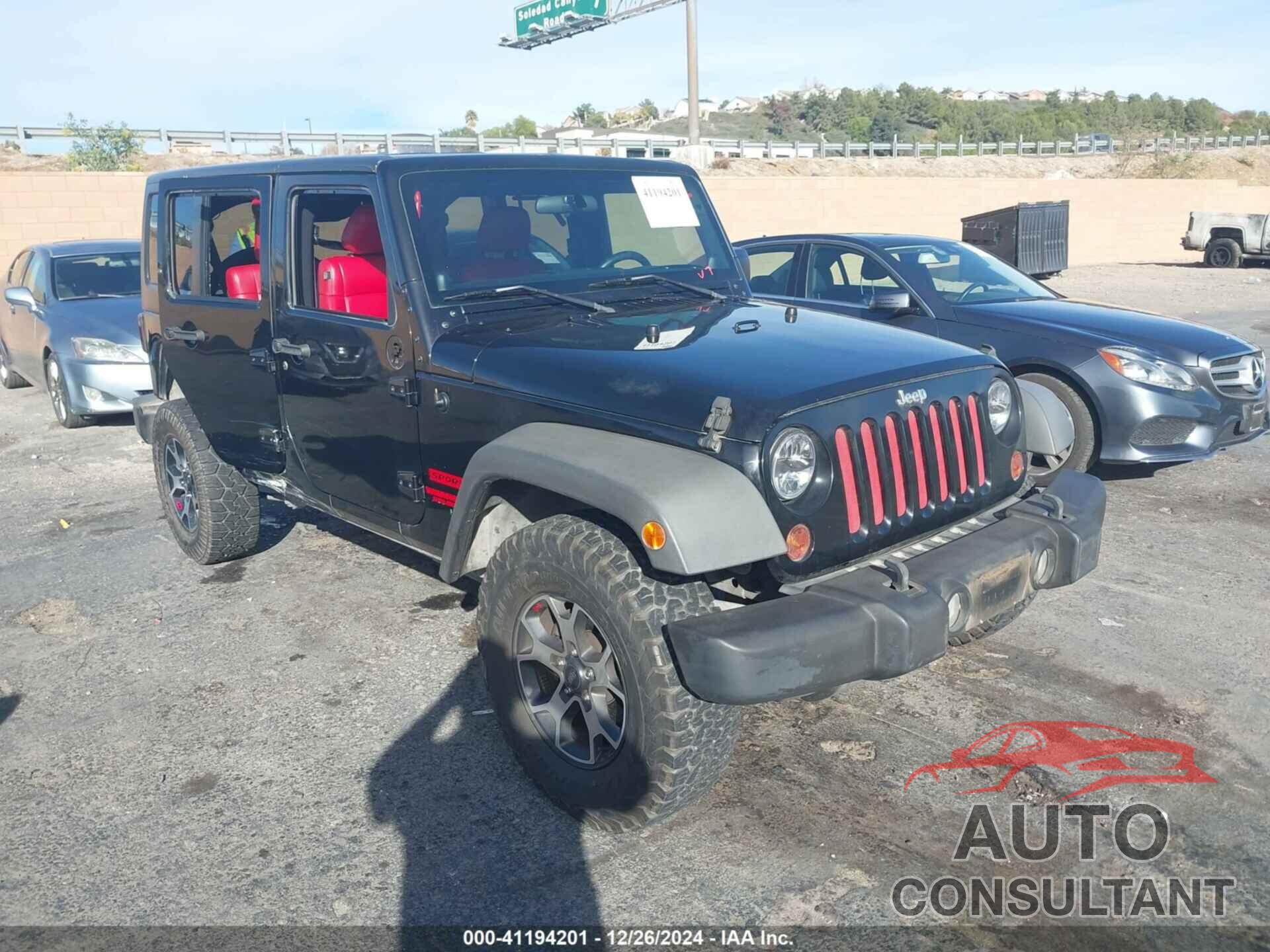 JEEP WRANGLER UNLIMITED 2012 - 1C4BJWDG3CL142278