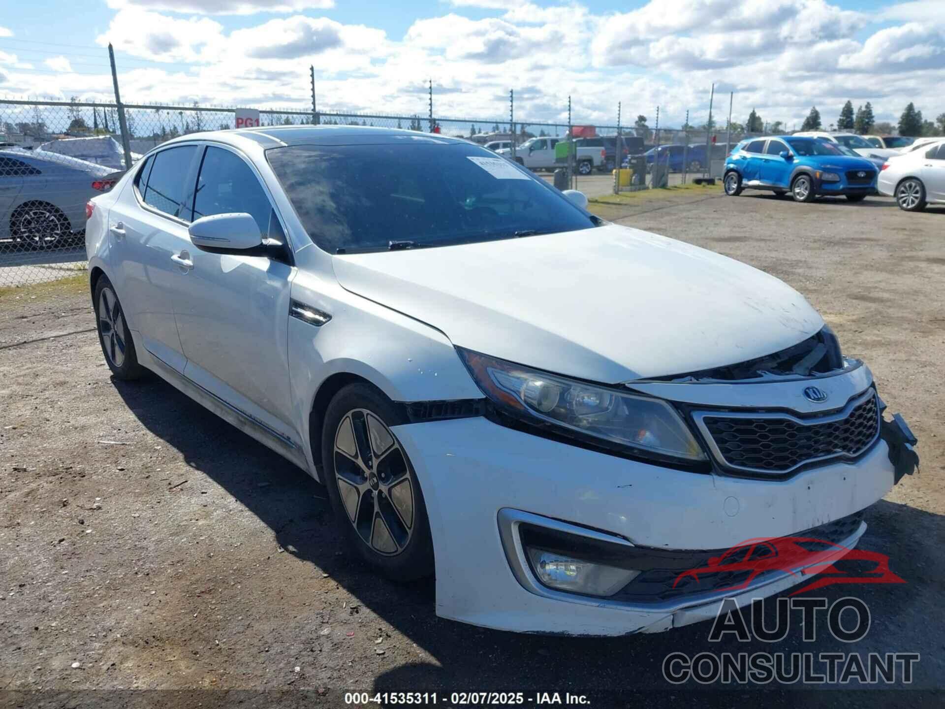 KIA OPTIMA HYBRID 2012 - KNAGM4AD8C5025129