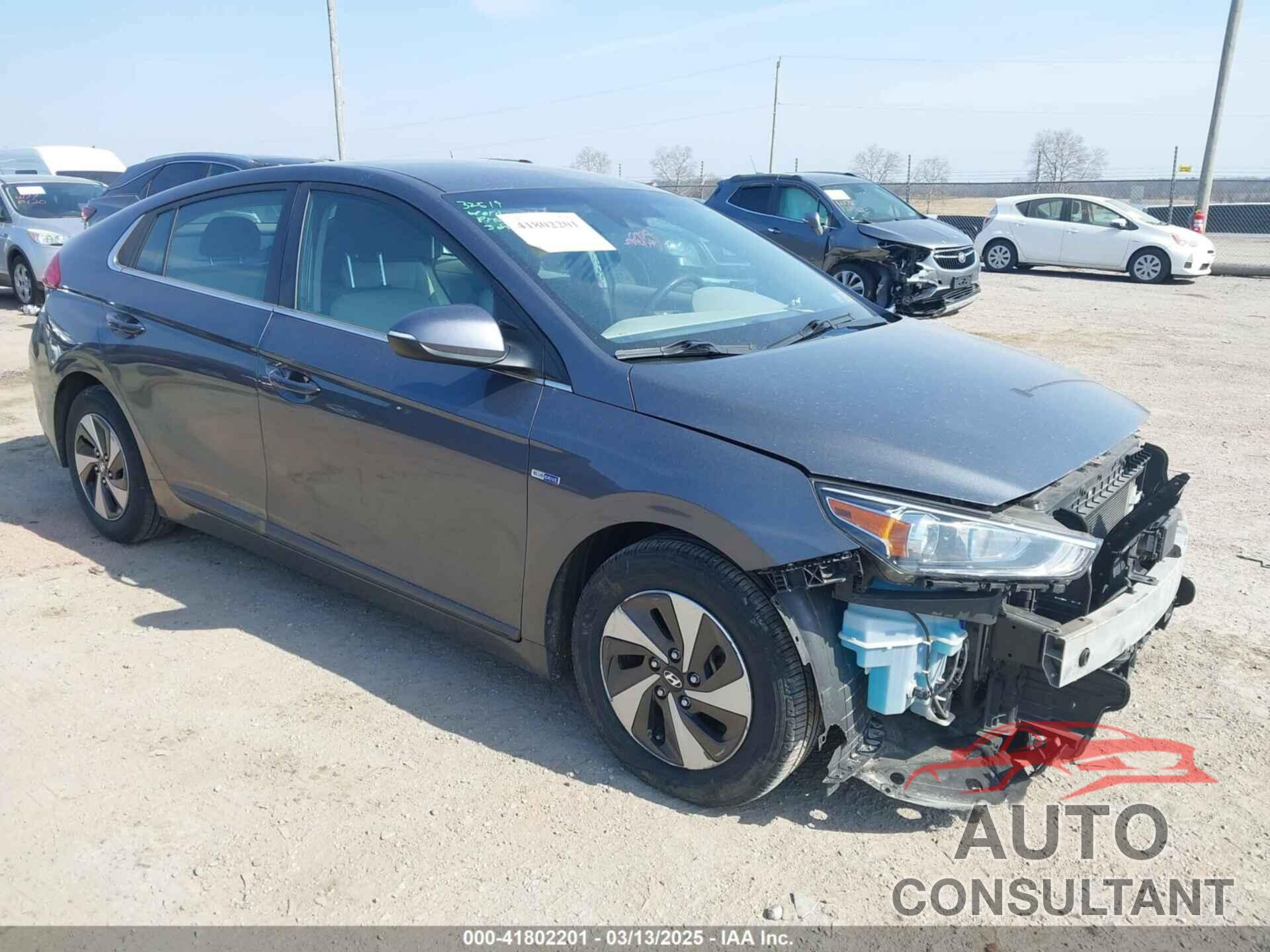 HYUNDAI IONIQ HYBRID 2019 - KMHC75LC1KU134132