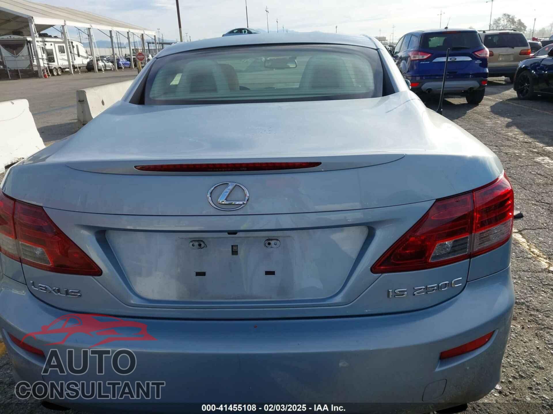 LEXUS IS 250C 2010 - JTHFF2C28A2513423