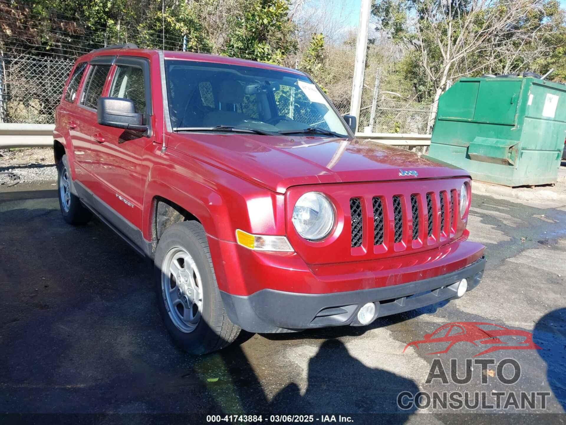 JEEP PATRIOT 2016 - 1C4NJPBB4GD526404