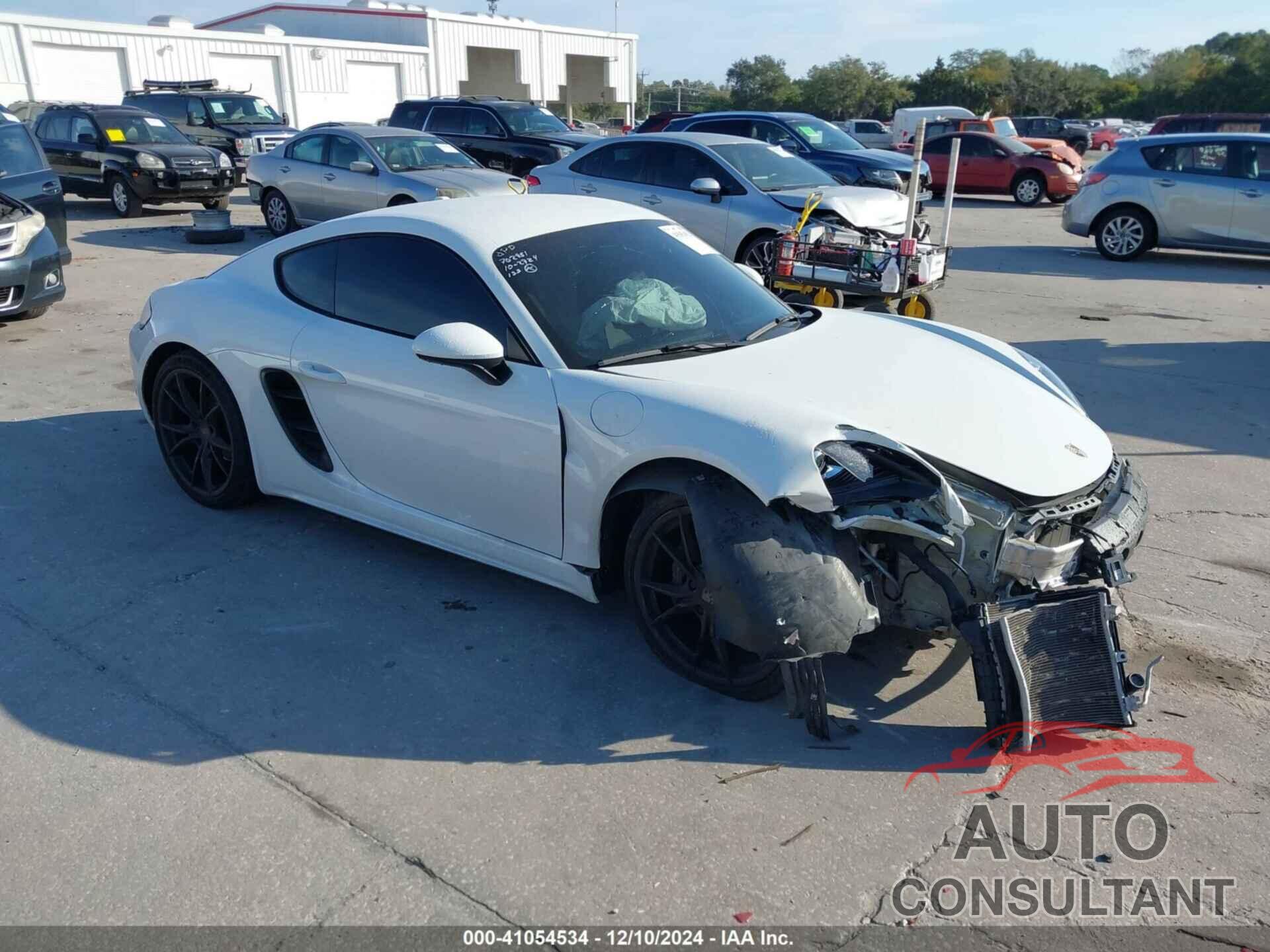 PORSCHE 718 CAYMAN 2019 - WP0AA2A84KS261348