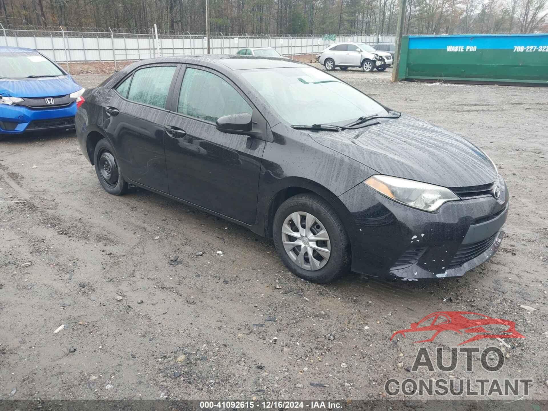 TOYOTA COROLLA 2014 - 5YFBURHE5EP118849