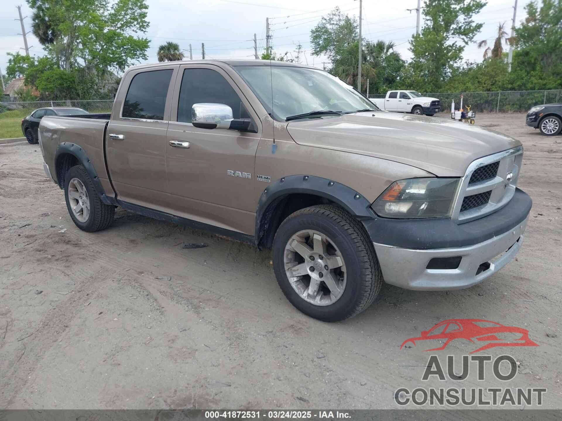DODGE RAM 1500 2009 - 1D3HV13T19S746756