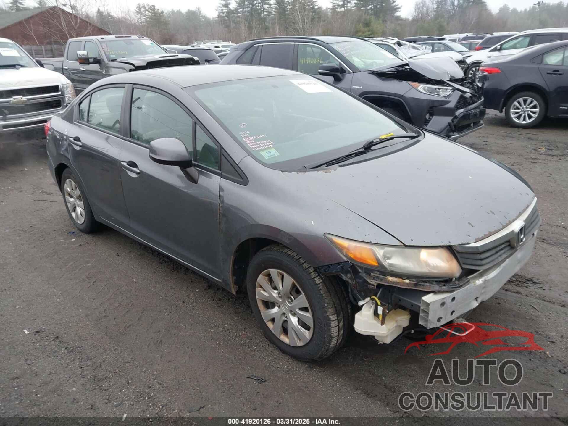 HONDA CIVIC 2012 - 2HGFB2F55CH571956
