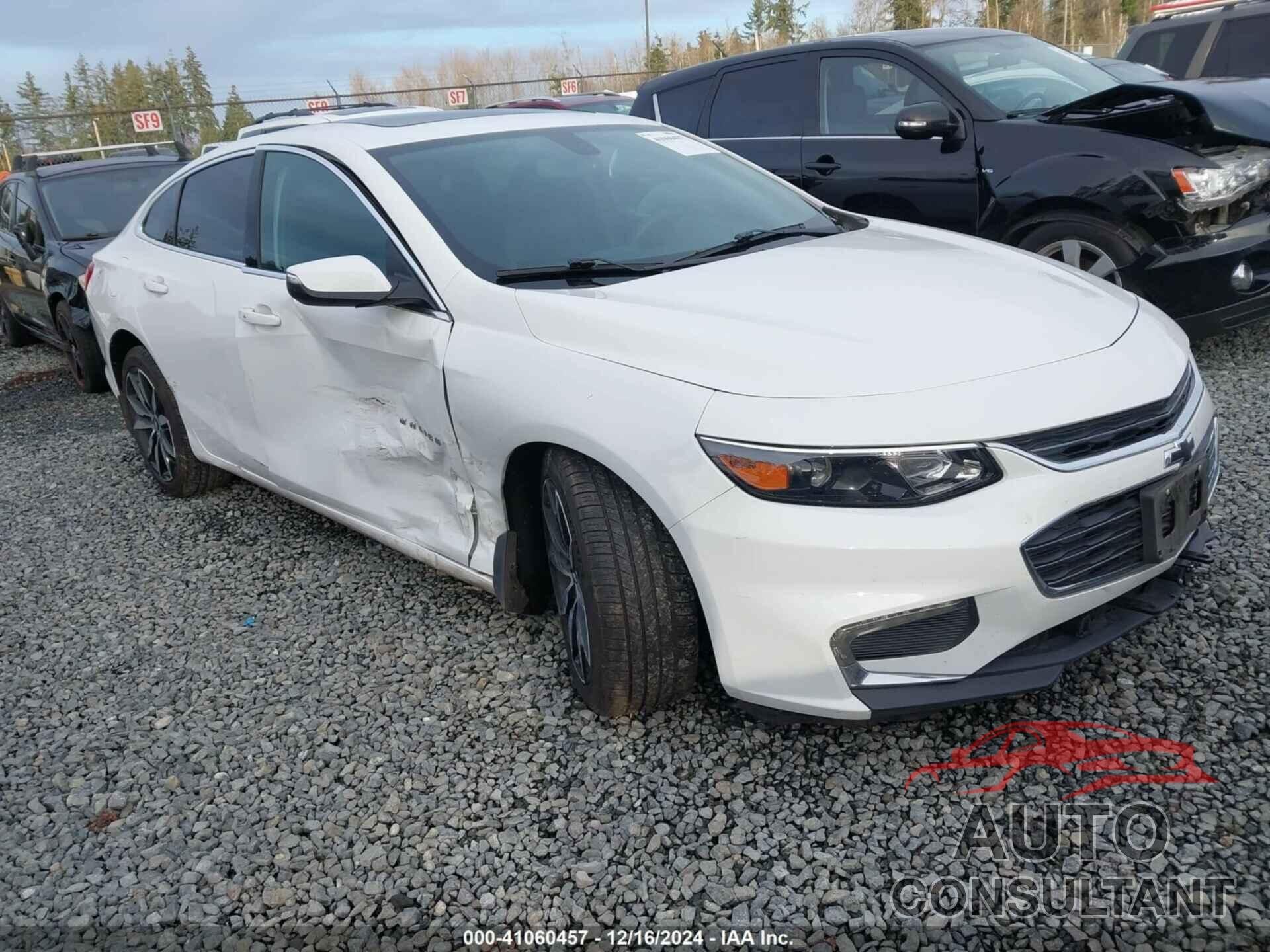 CHEVROLET MALIBU 2017 - 1G1ZE5ST5HF189906