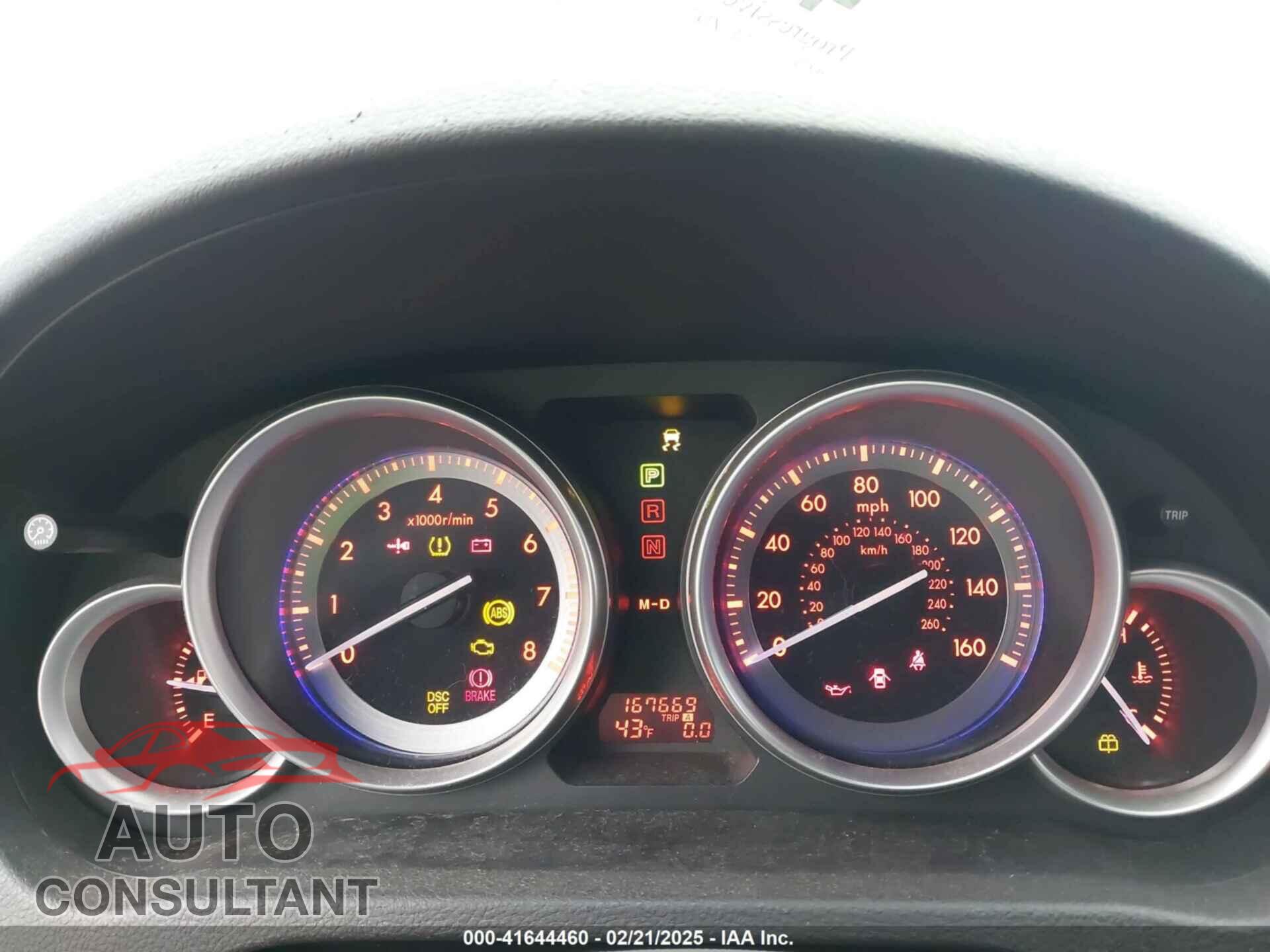 MAZDA MAZDA6 2009 - 1YVHP82B495M33245