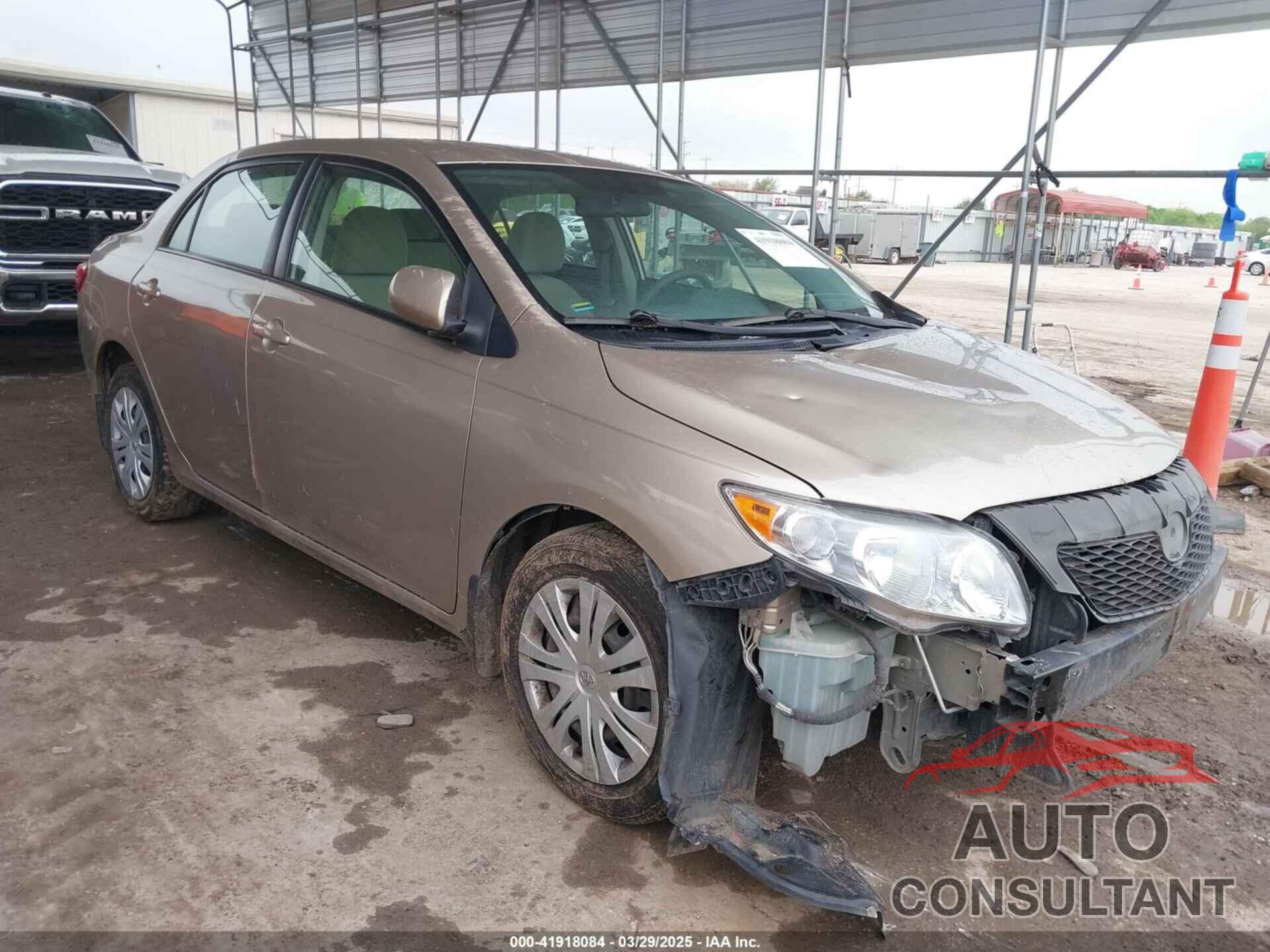 TOYOTA COROLLA 2009 - 1NXBU40E79Z010087