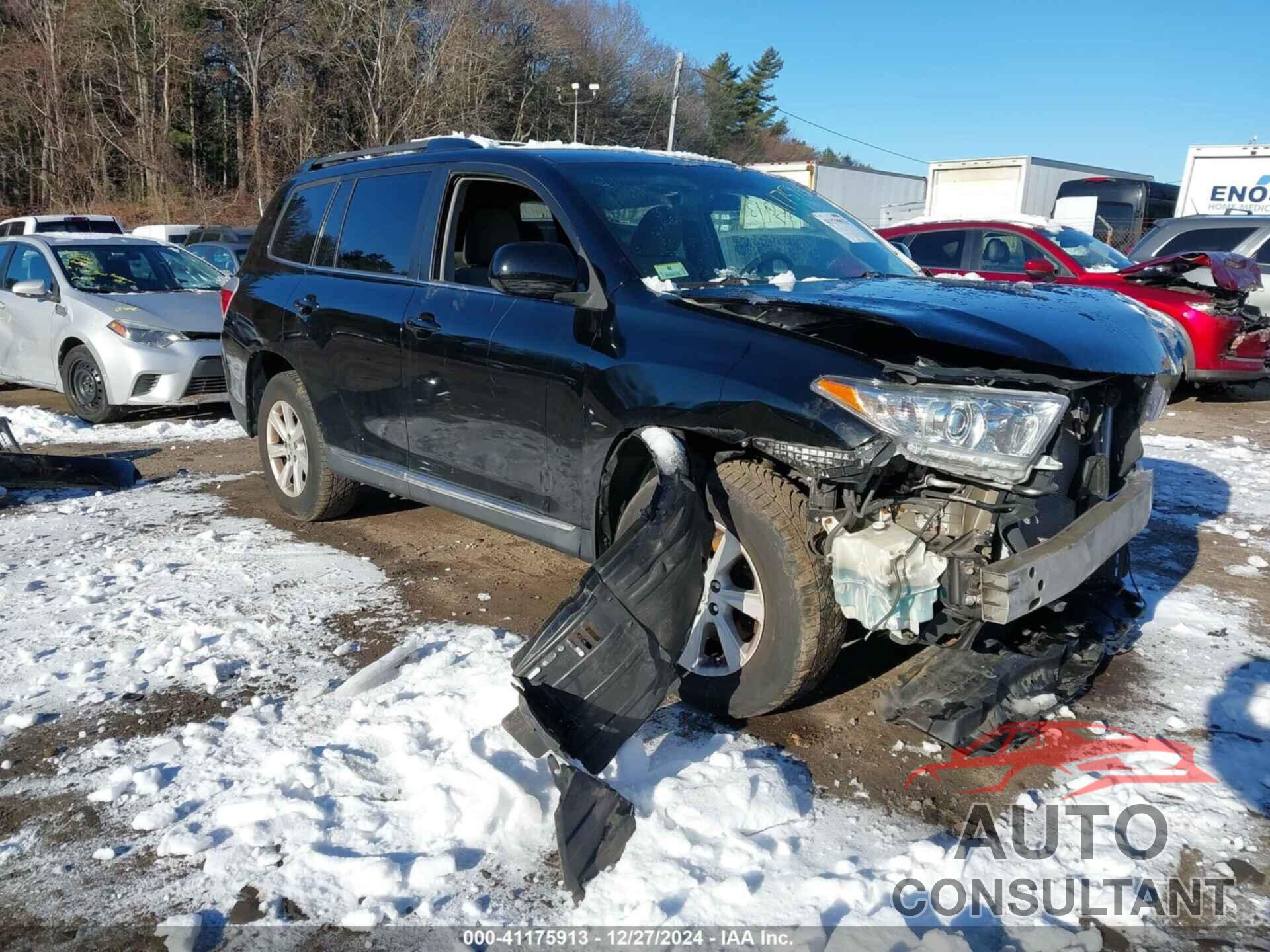 TOYOTA HIGHLANDER 2013 - 5TDBK3EH8DS190166