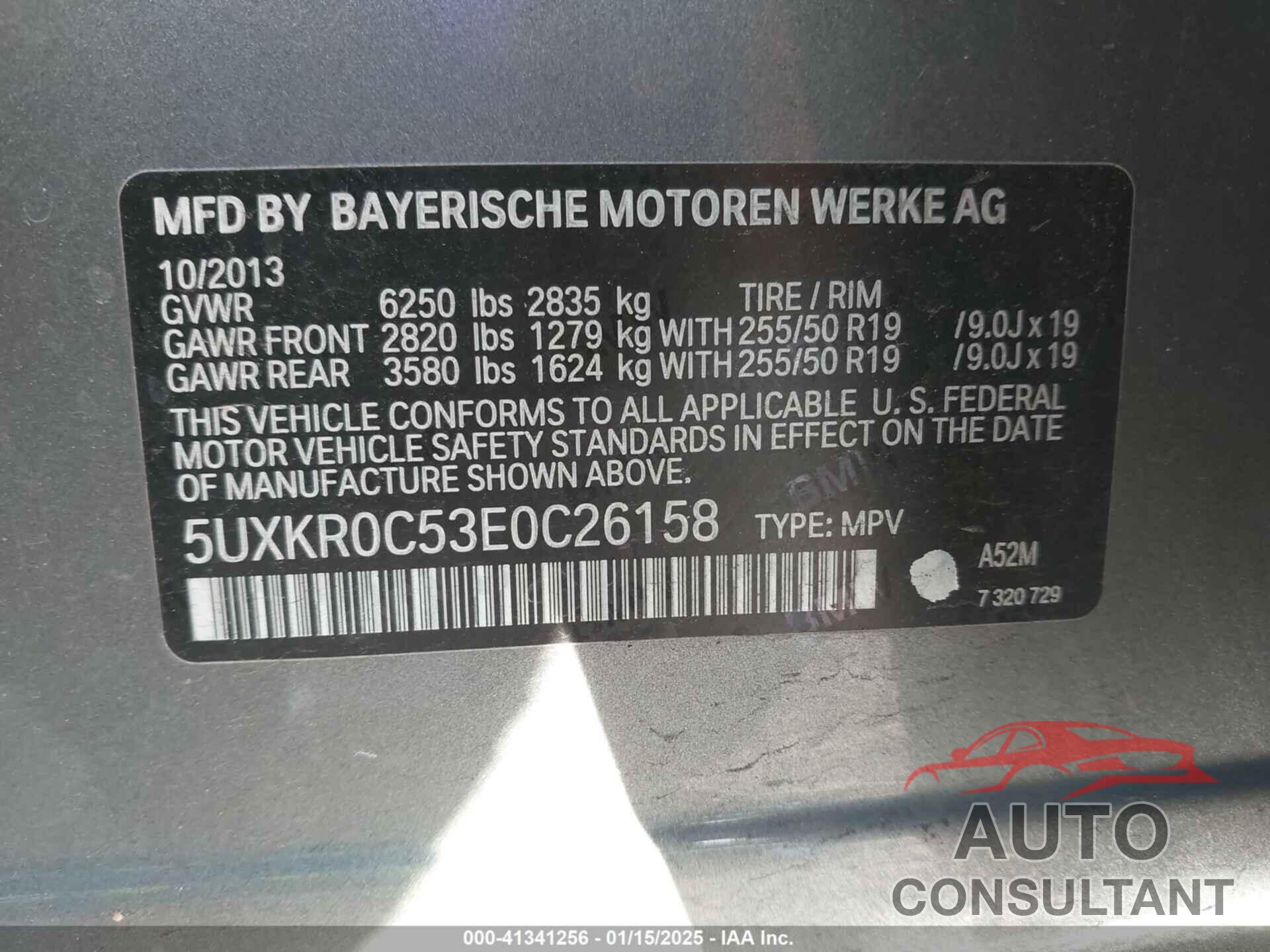 BMW X5 2014 - 5UXKR0C53E0C26158