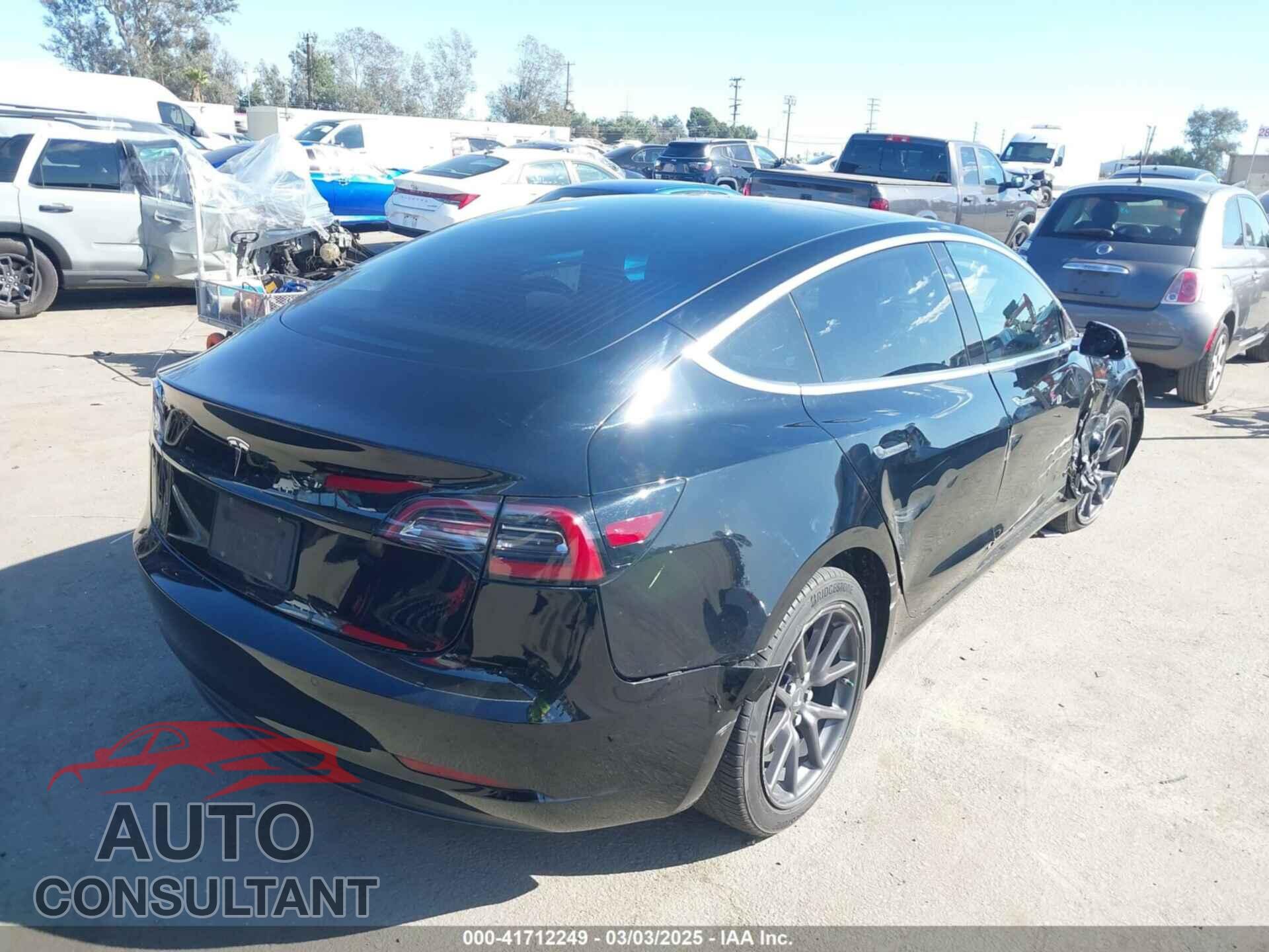 TESLA MODEL 3 2019 - 5YJ3E1EA2KF296696