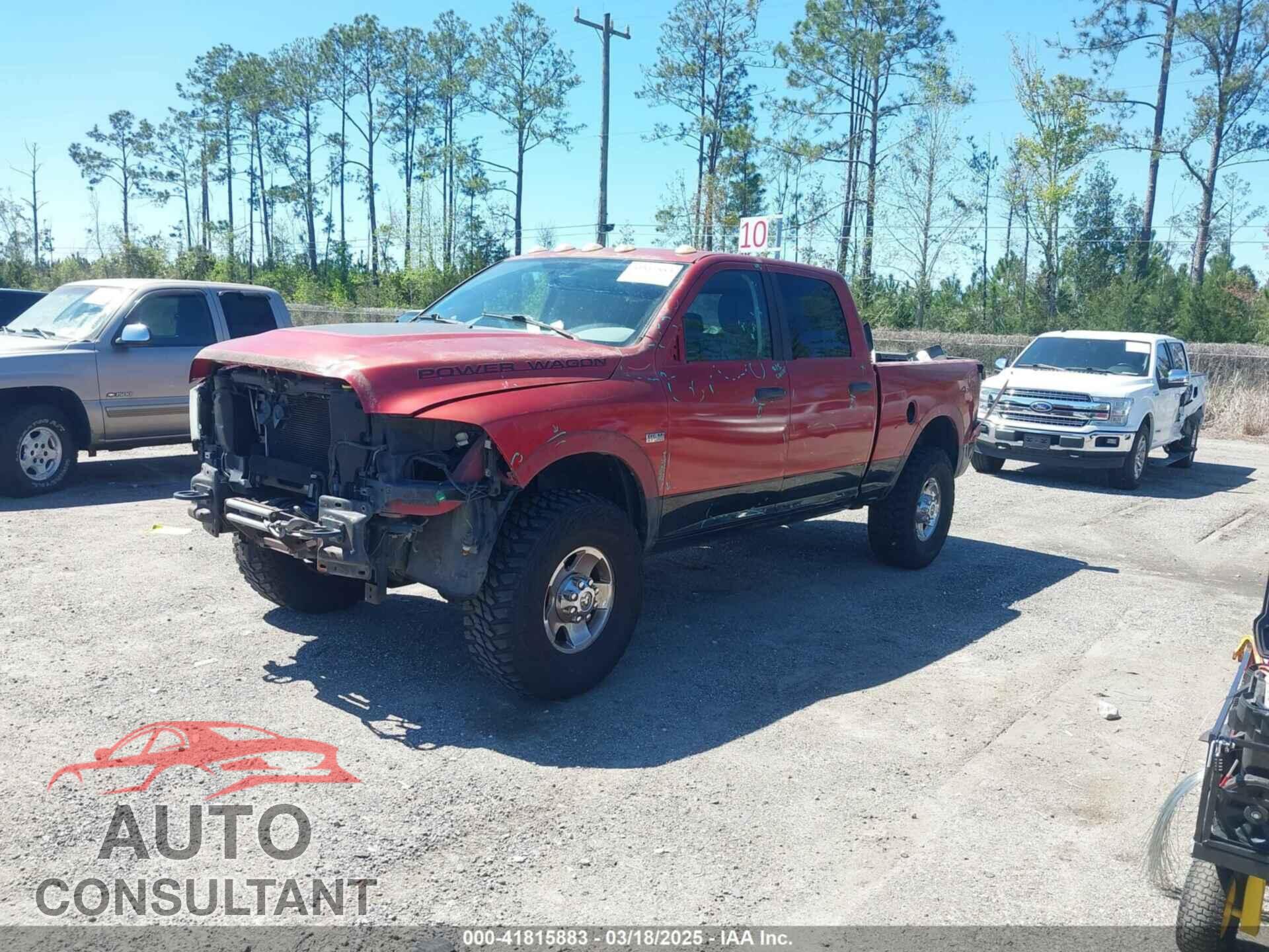 DODGE RAM 2500 2010 - 3D7TT2CT3AG146109