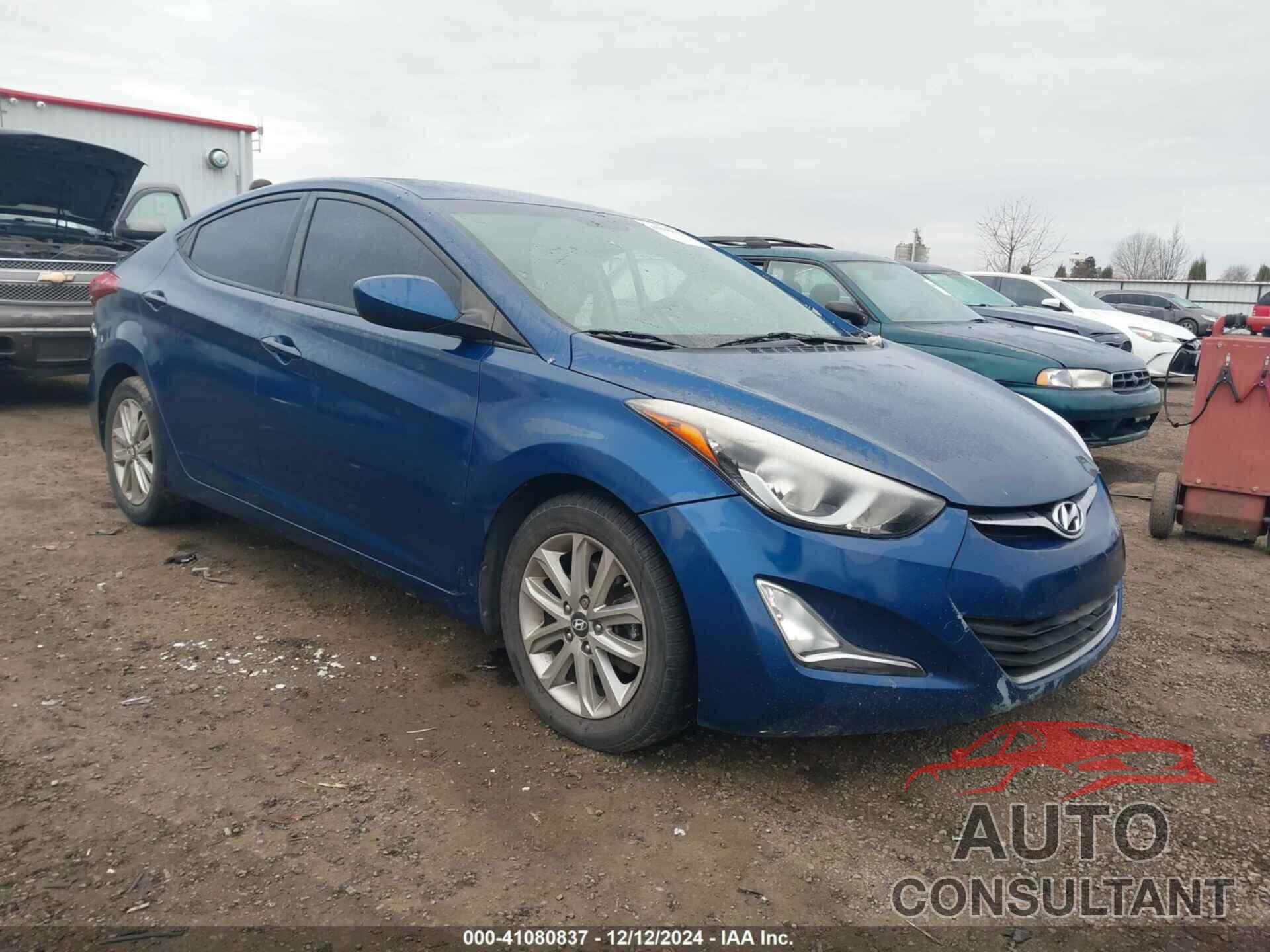 HYUNDAI ELANTRA 2015 - KMHDH4AE7FU421951