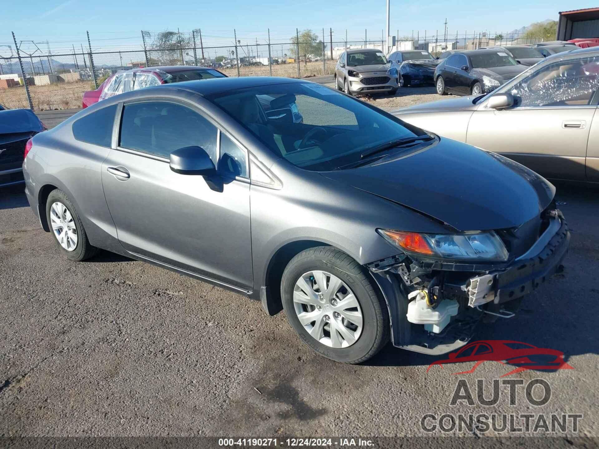 HONDA CIVIC 2012 - 2HGFG3B5XCH553160