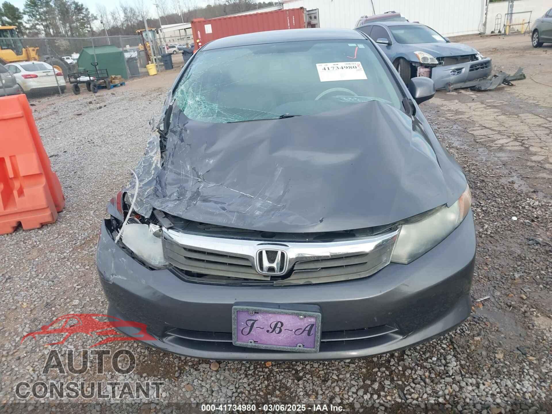 HONDA CIVIC 2012 - 19XFB2F59CE326975
