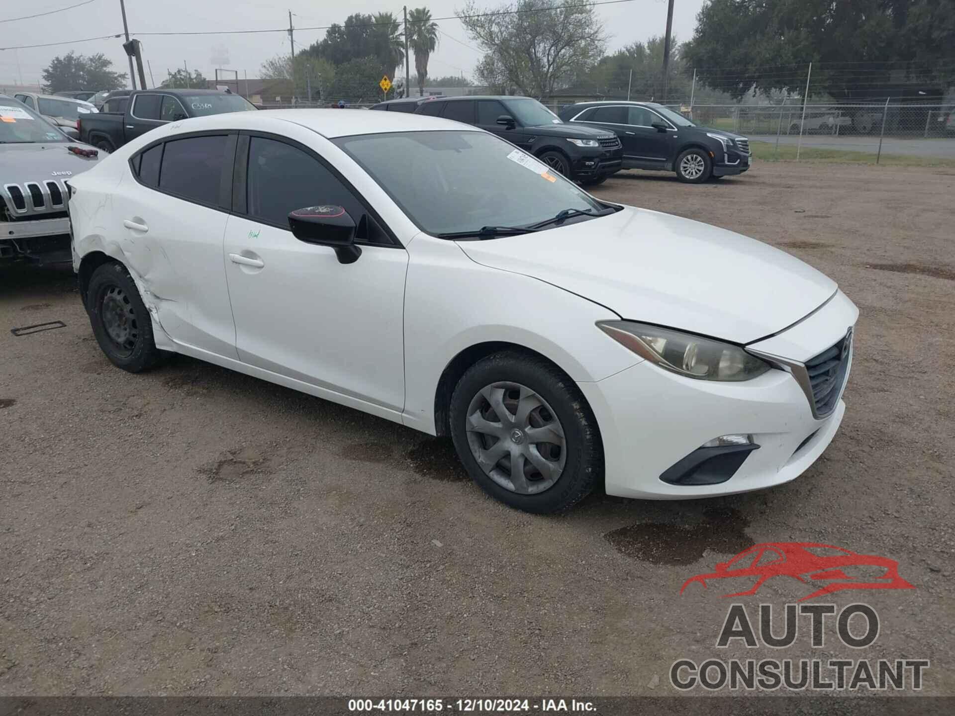 MAZDA MAZDA3 2014 - JM1BM1T76E1191498