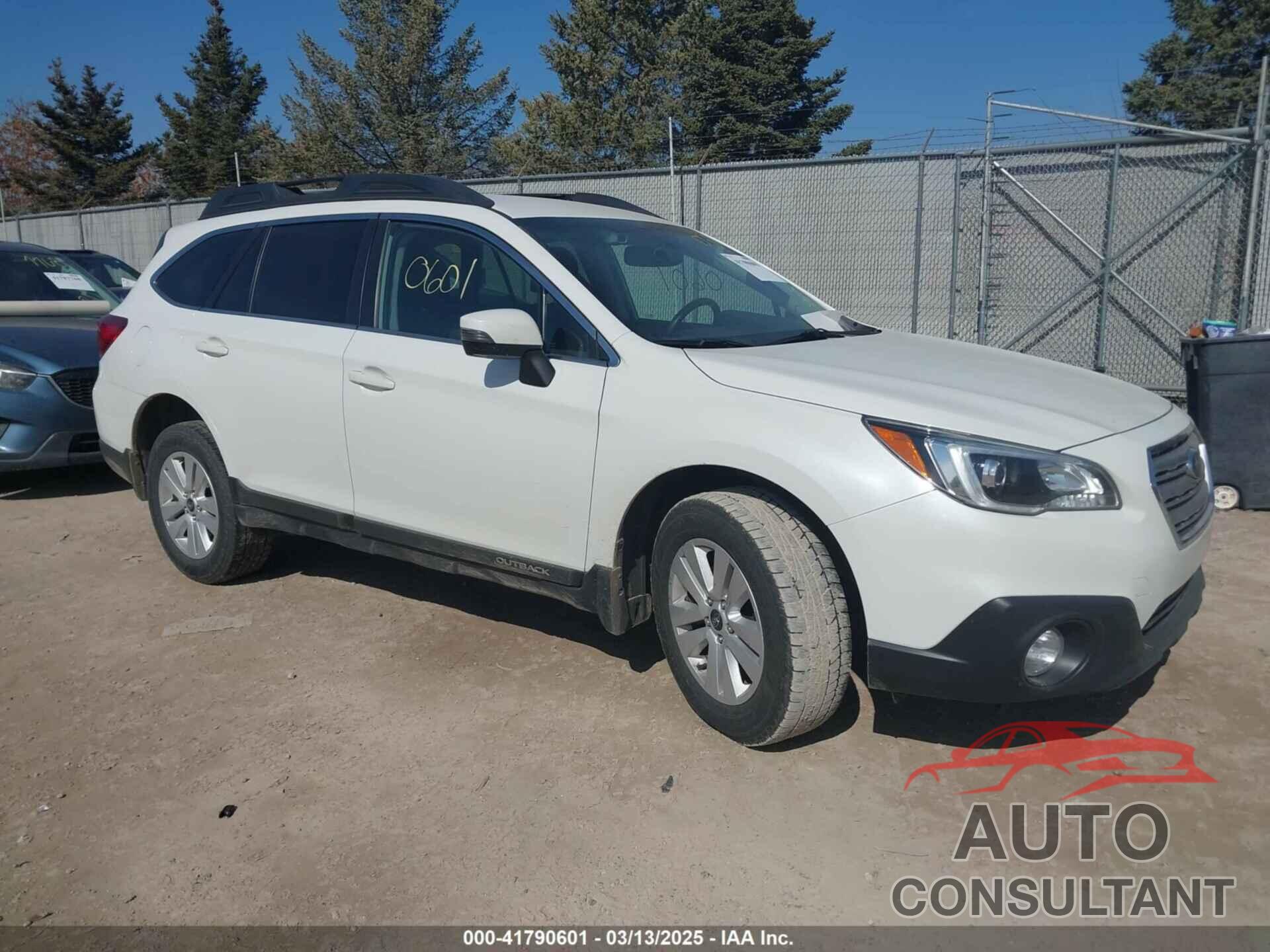 SUBARU OUTBACK 2016 - 4S4BSAFCXG3273493