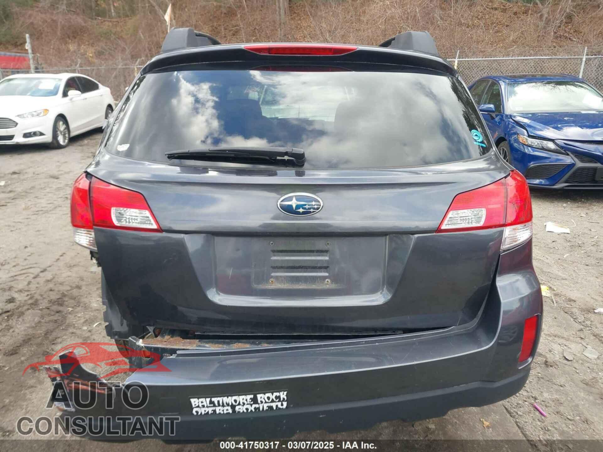 SUBARU OUTBACK 2012 - 4S4BRBCC2C1209976