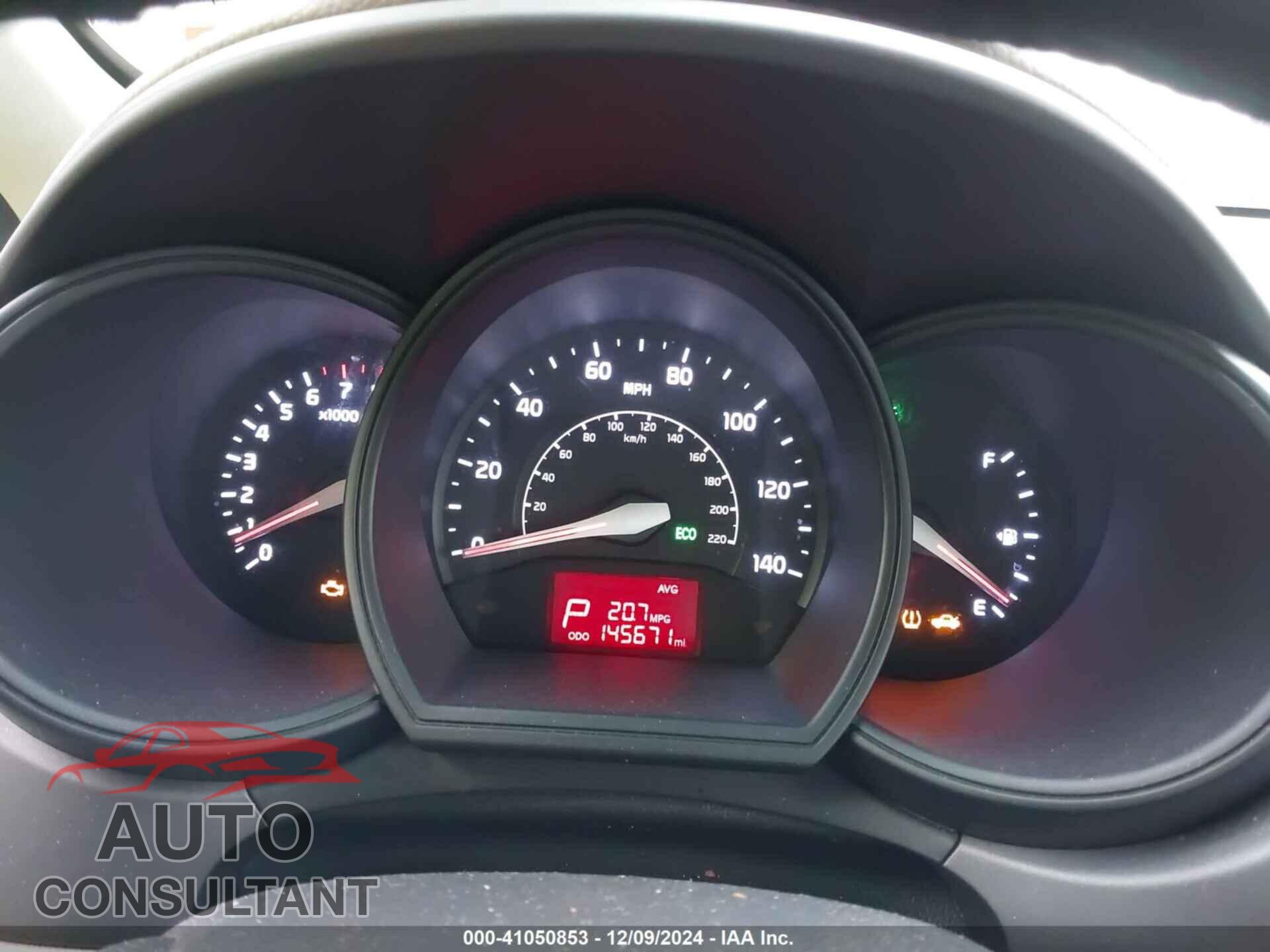 KIA RIO 2012 - KNADN4A30C6072253
