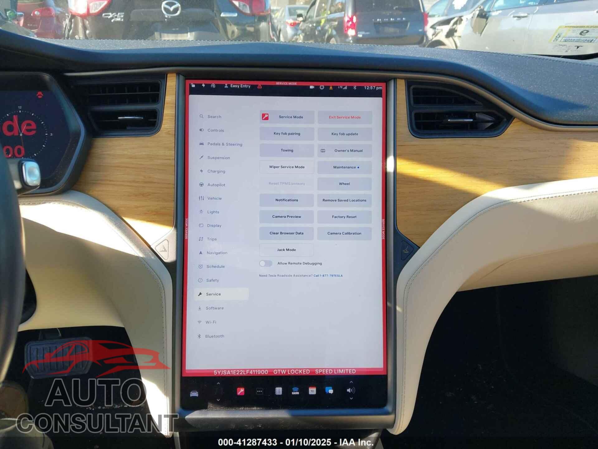 TESLA MODEL S 2020 - 5YJSA1E22LF411900