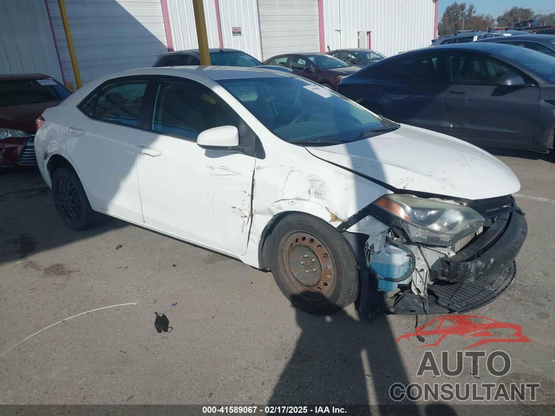 TOYOTA COROLLA 2014 - 5YFBURHE0EP043719