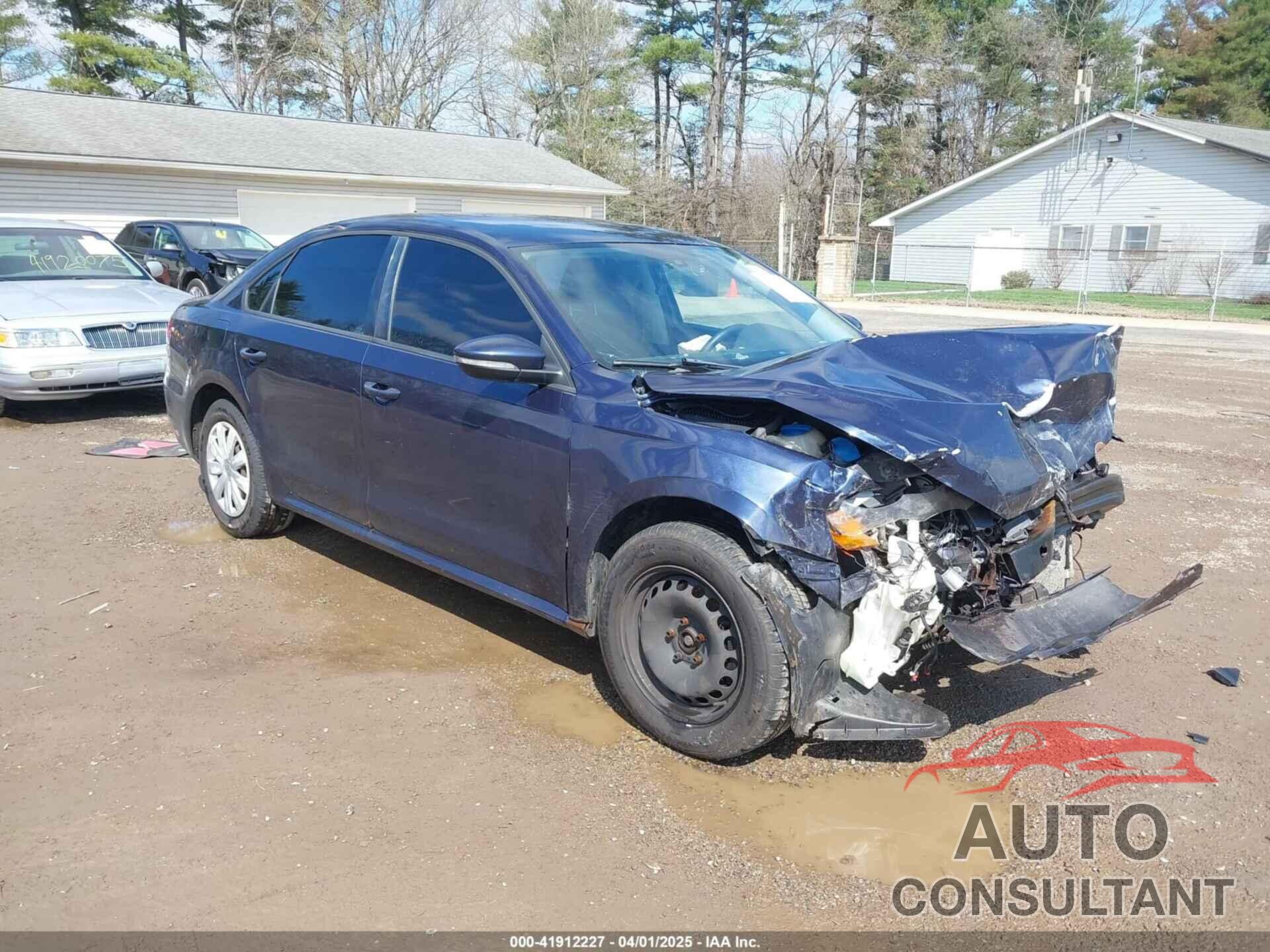 VOLKSWAGEN PASSAT 2012 - 1VWAP7A35CC071406