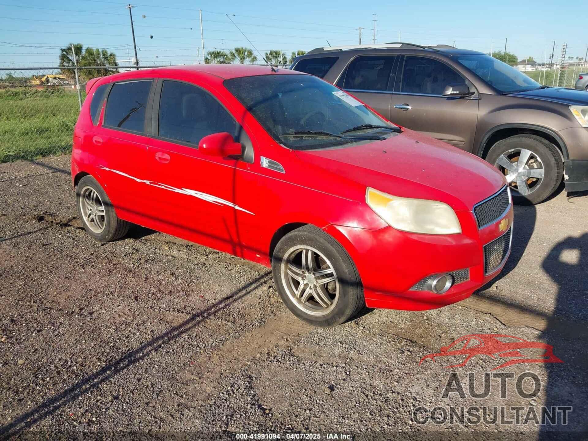 CHEVROLET AVEO 2011 - KL1TG6DE9BB128477