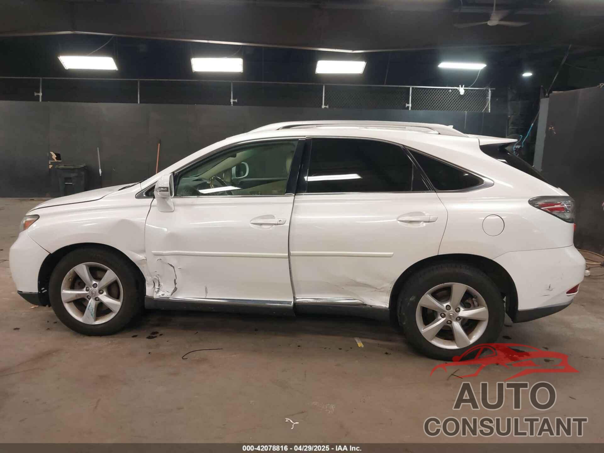 LEXUS RX 350 2010 - 2T2BK1BAXAC035811