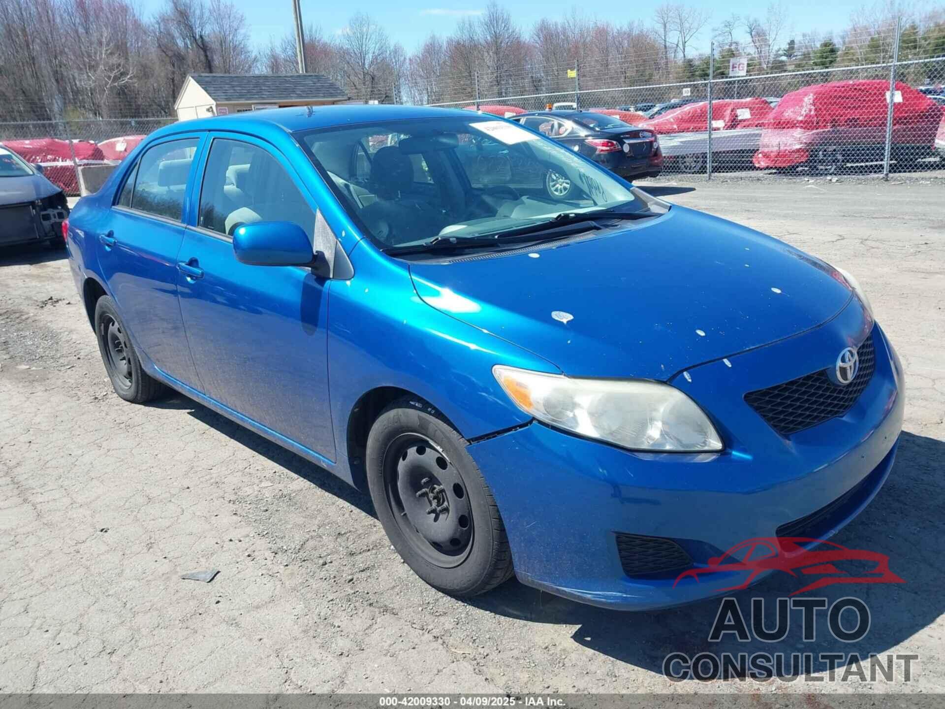 TOYOTA COROLLA 2009 - JTDBL40E199085863