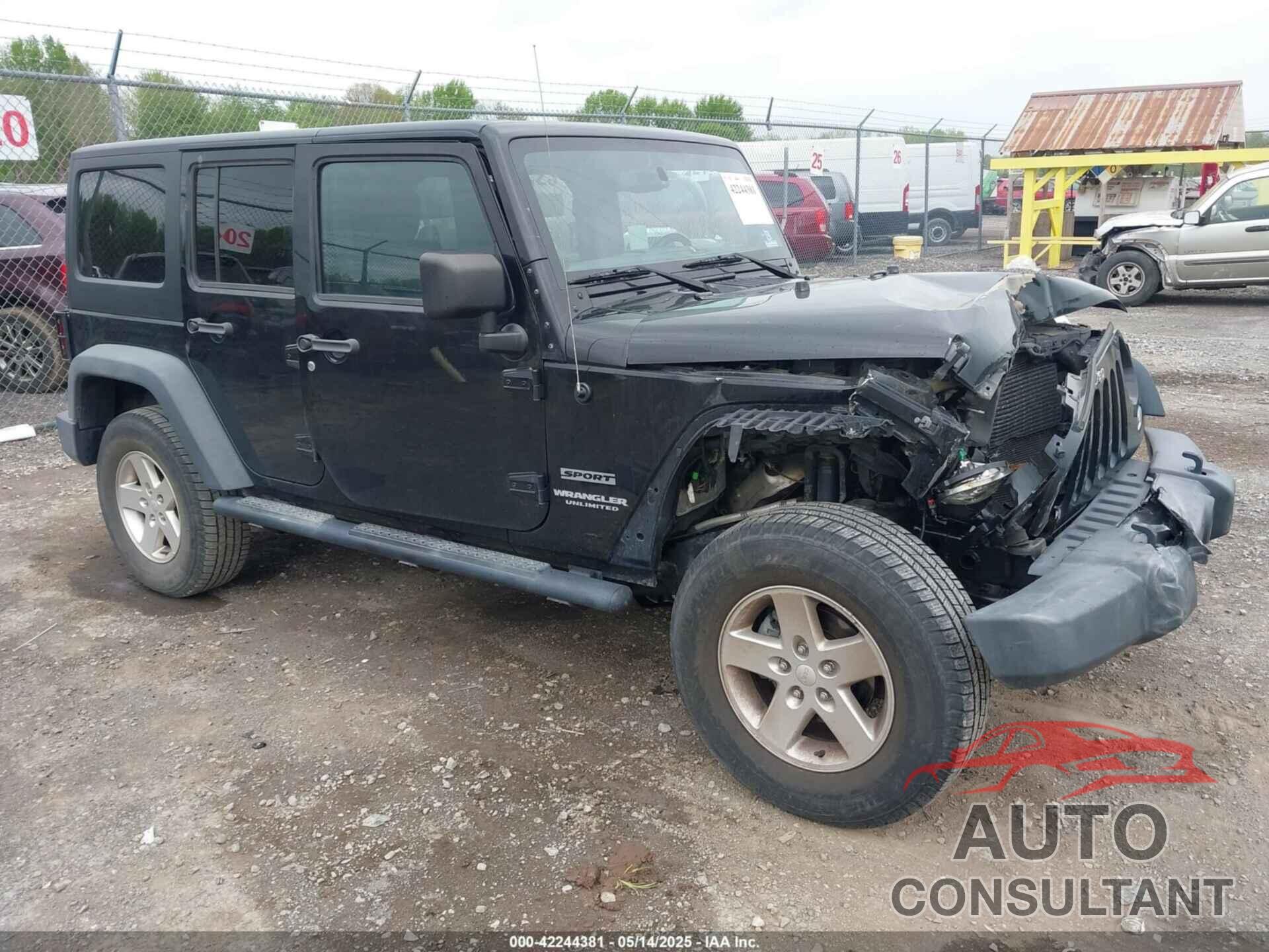 JEEP WRANGLER UNLIMITED 2014 - 1C4HJWDG9EL268853